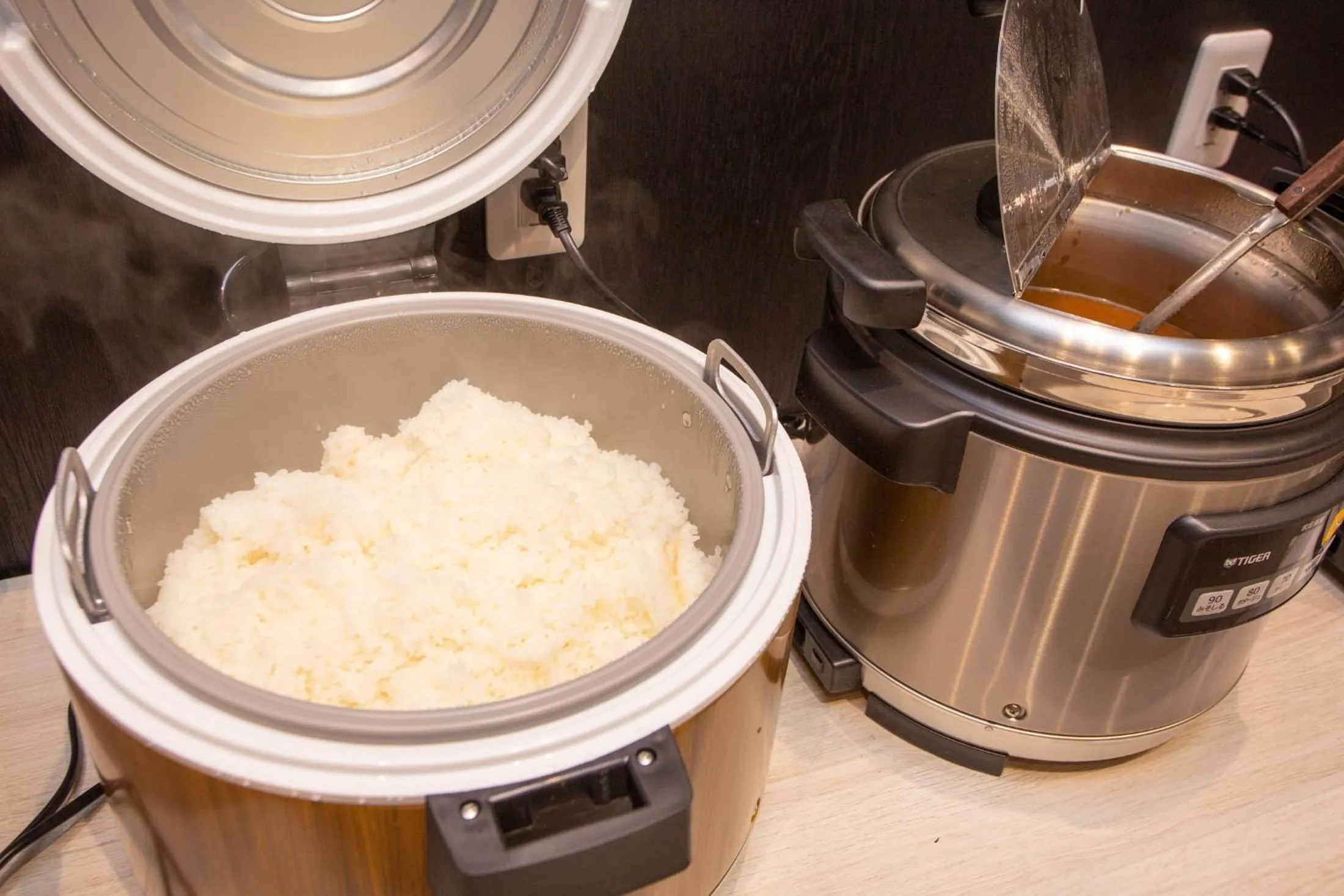 Buffet breakfast in Kuretake Inn Osaka Midousuji Hommachi