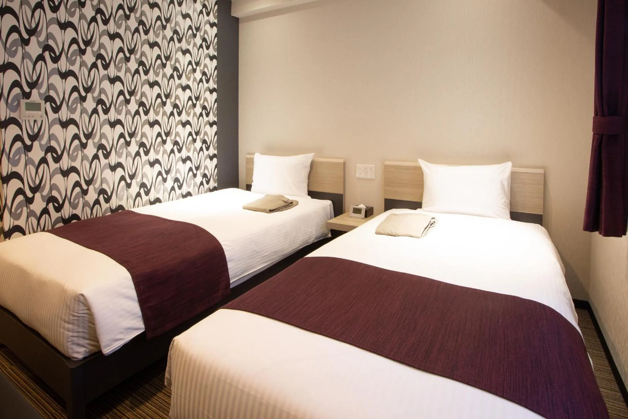 Bedroom, Bed in Kuretake Inn Osaka Midousuji Hommachi