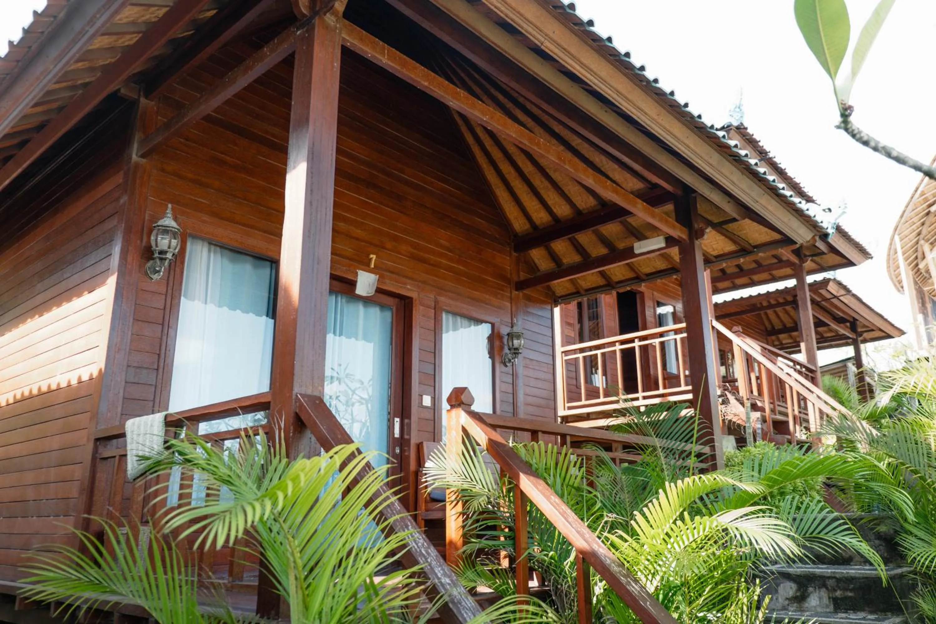 Balcony/Terrace in Tawe Ocean Blue Villa Lembongan