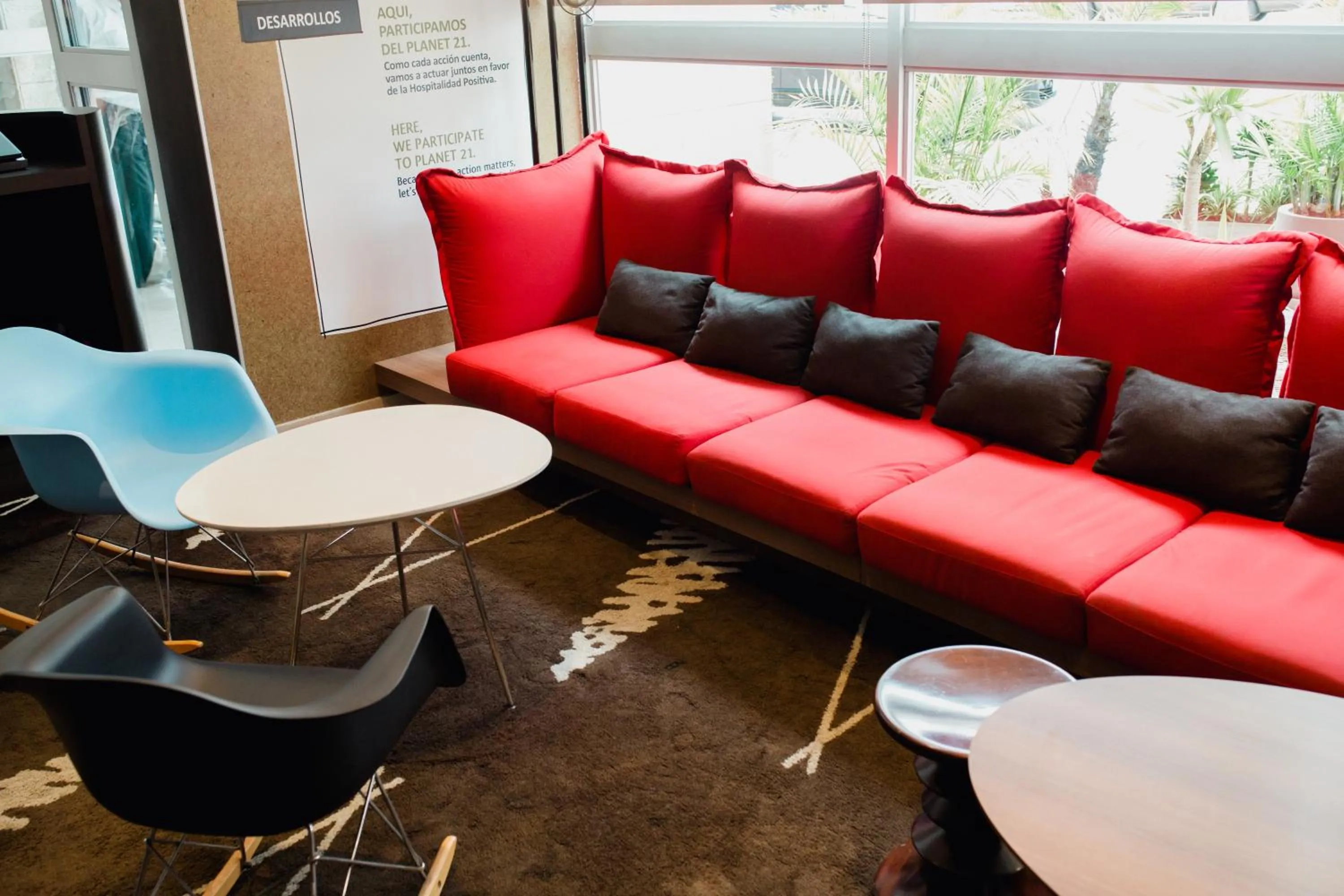 Living room in ibis Lima Larco Miraflores