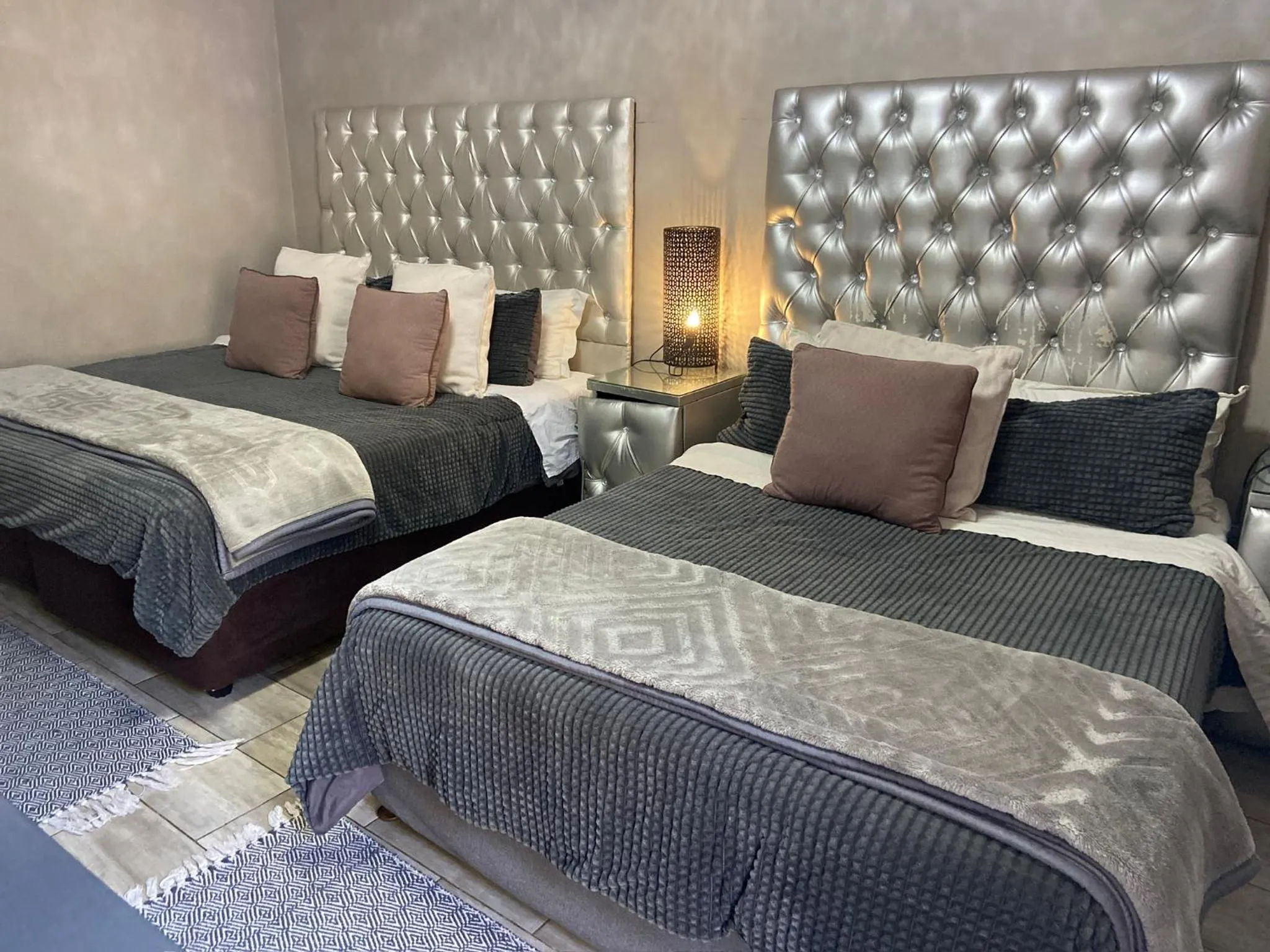 Bed in Aloe Guesthouse Klerksdorp