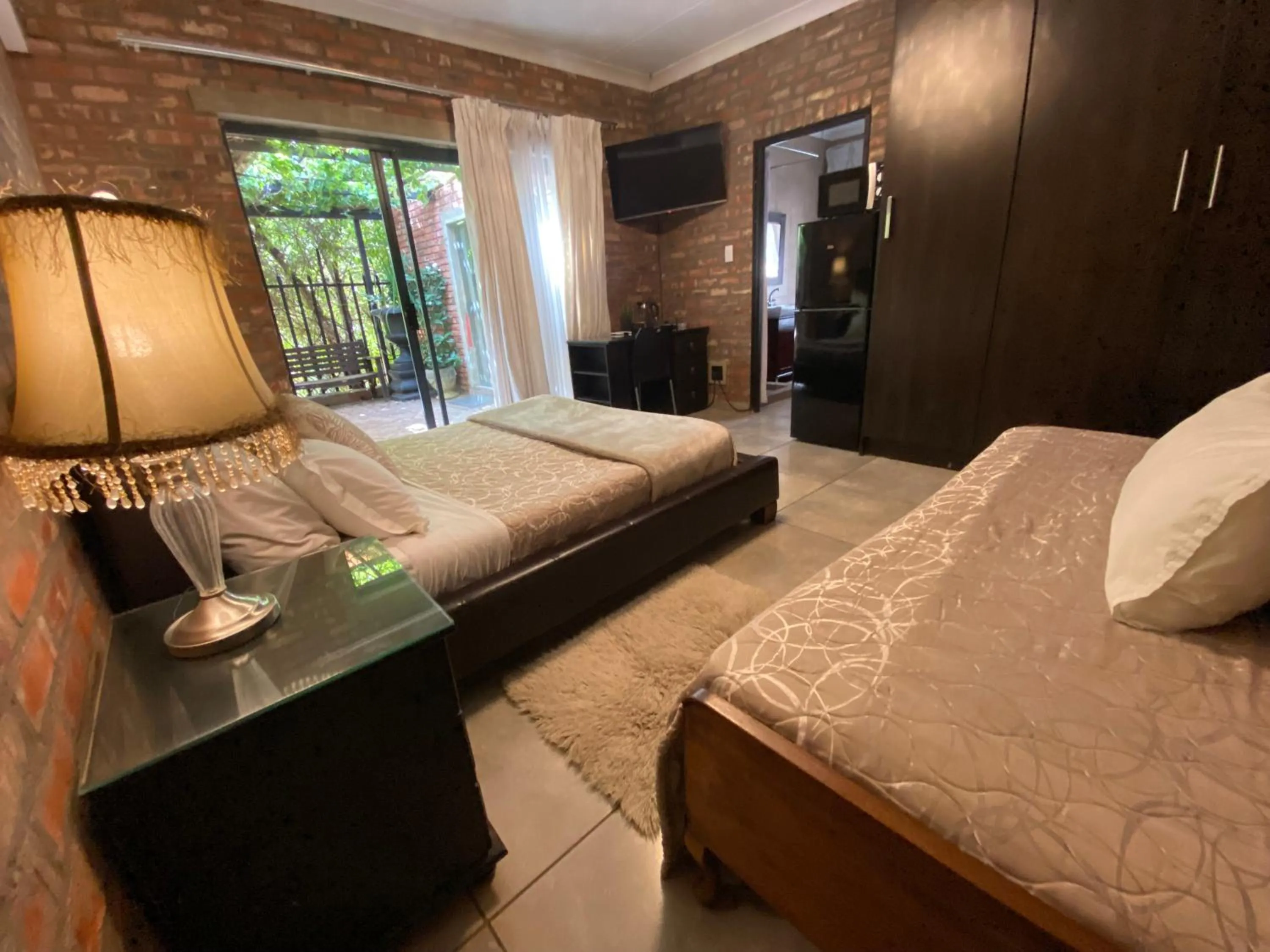 Bed in Aloe Guesthouse Klerksdorp