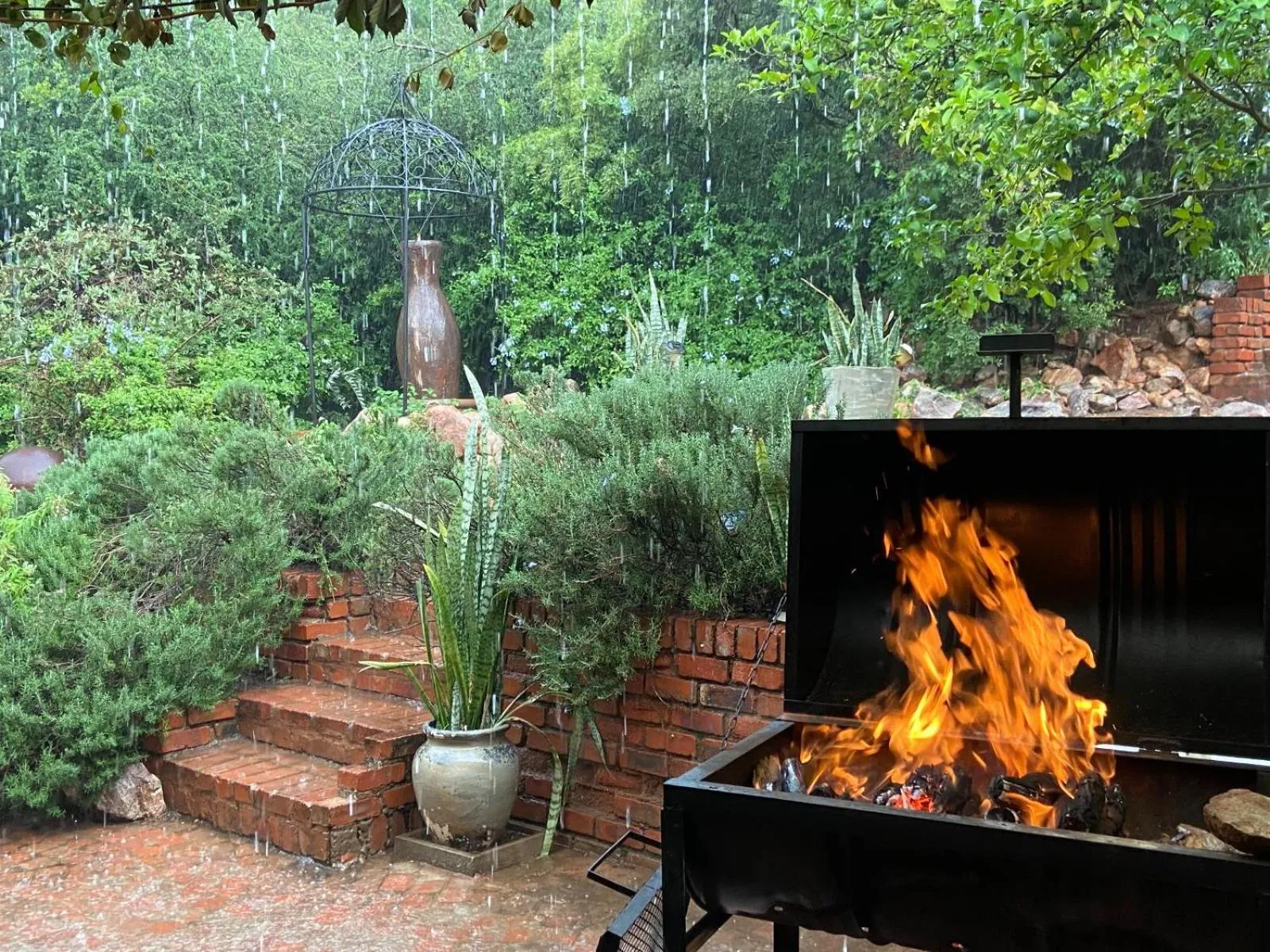 BBQ facilities in Aloe Guesthouse Klerksdorp