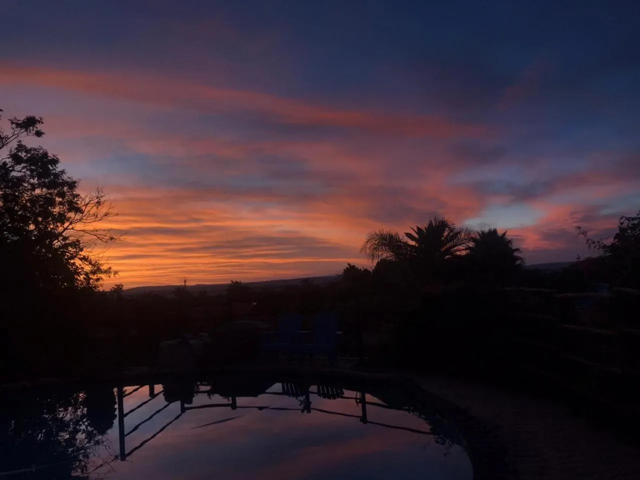 Pool view in Aloe Guesthouse Klerksdorp