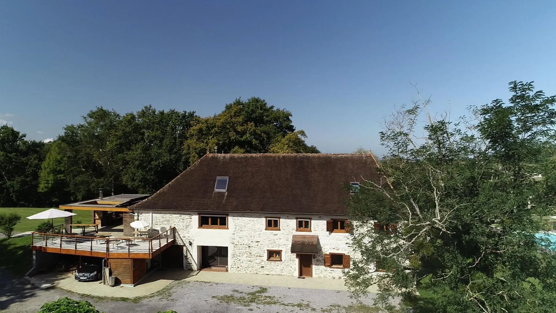 Balcony/Terrace in Chambres d hotes AZKENA