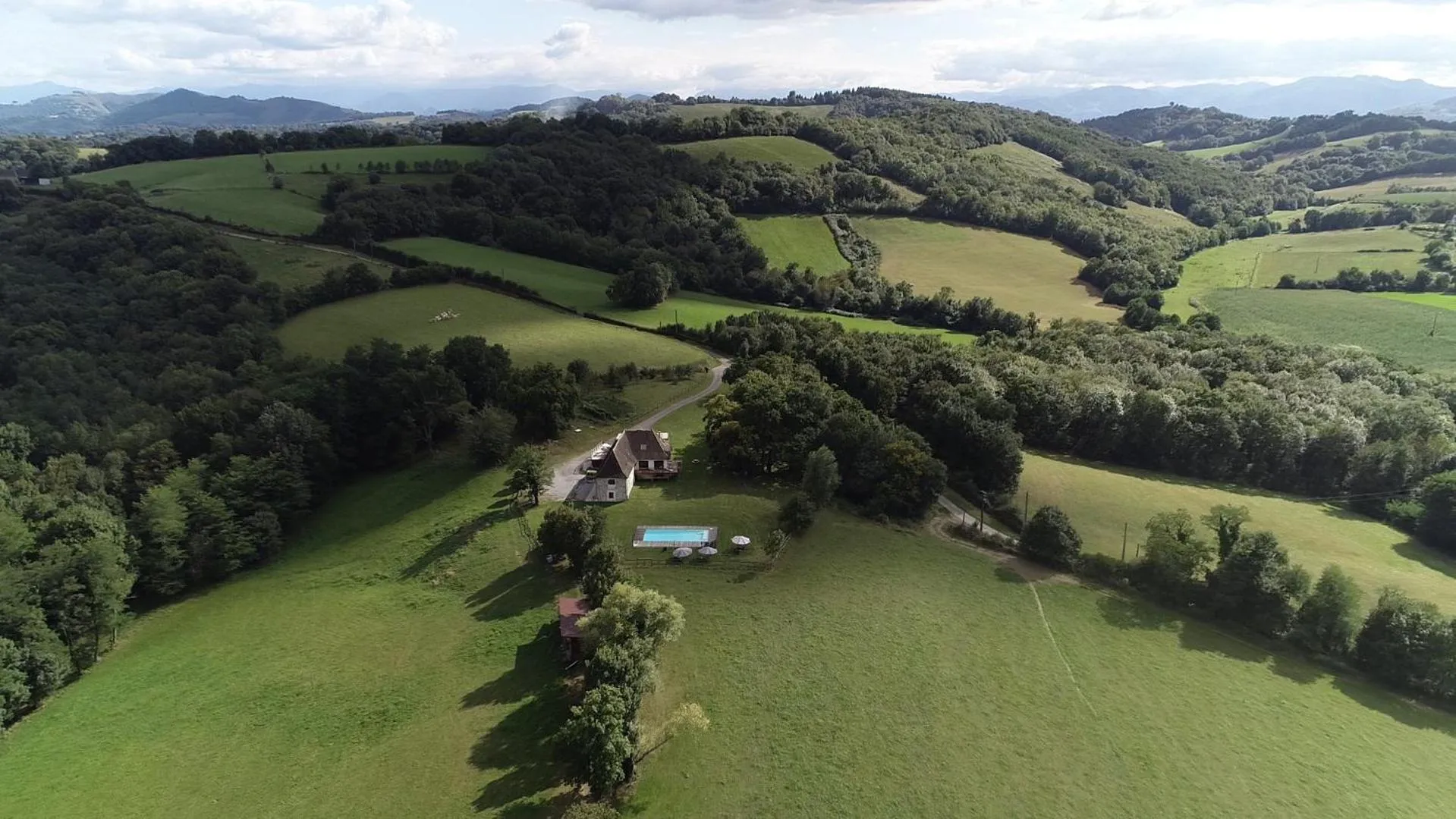 Bird's eye view in Chambres d hotes AZKENA