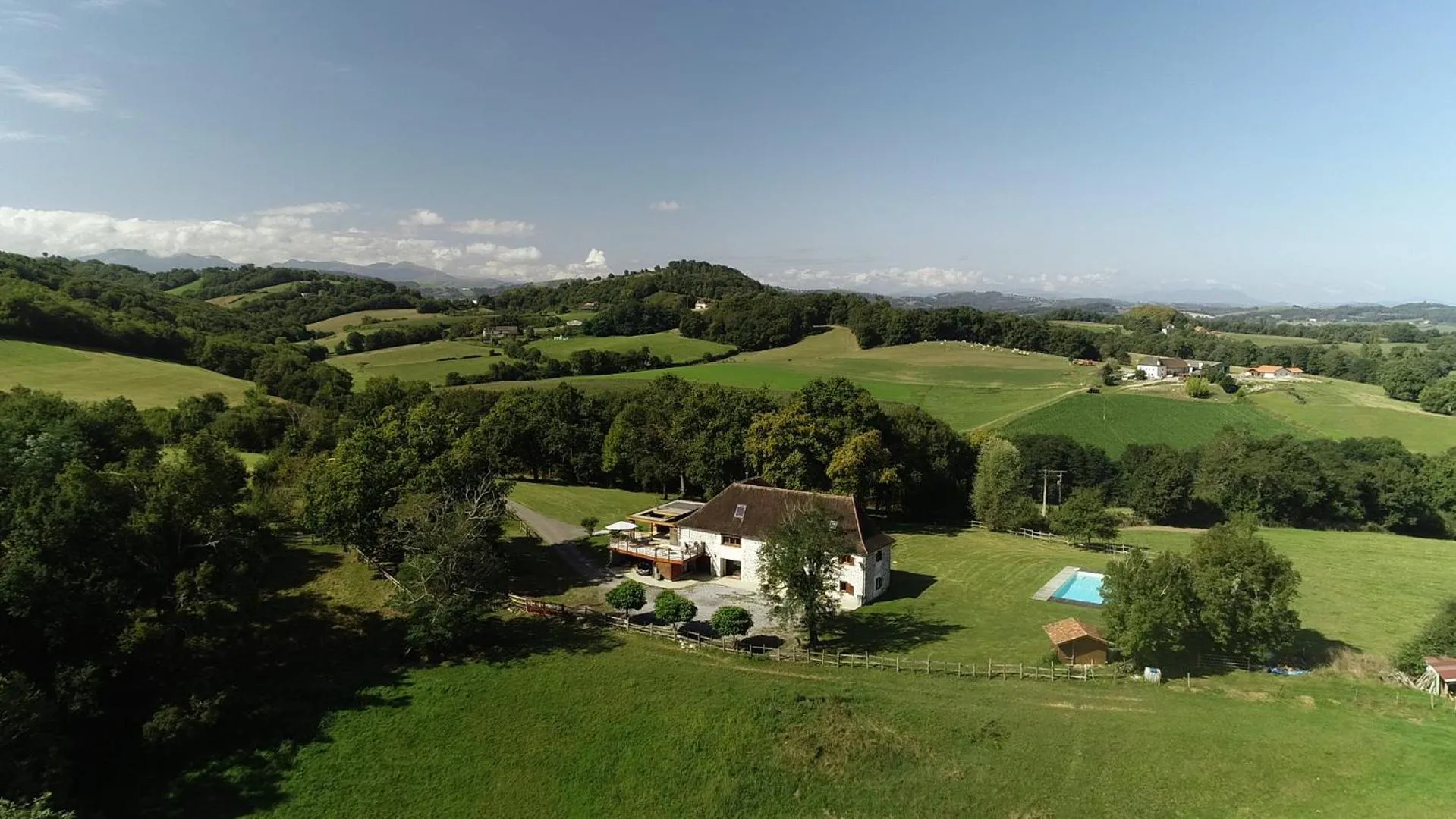 Natural landscape in Chambres d hotes AZKENA