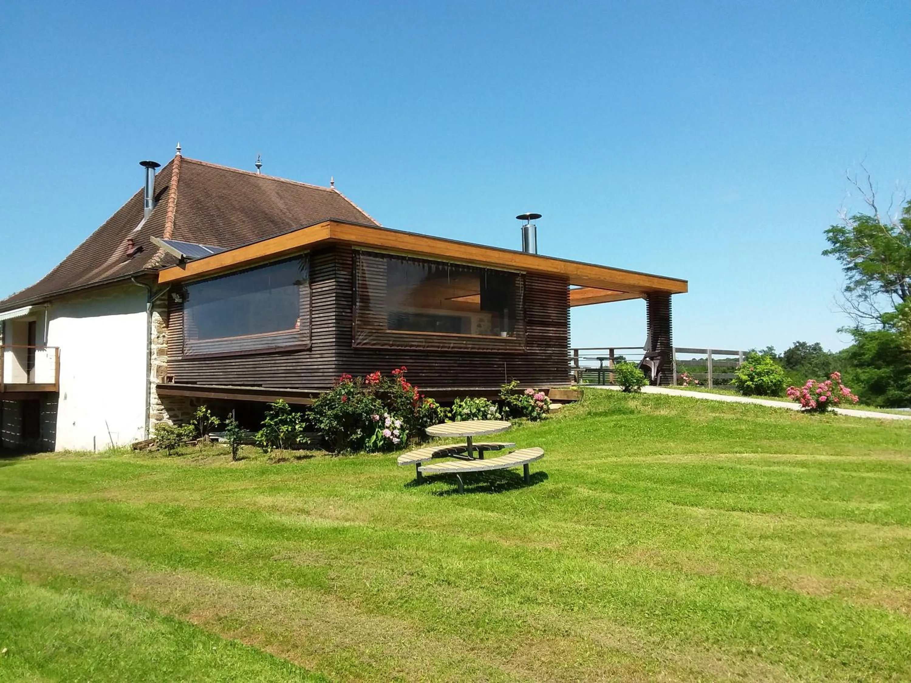 Patio in Chambres d hotes AZKENA