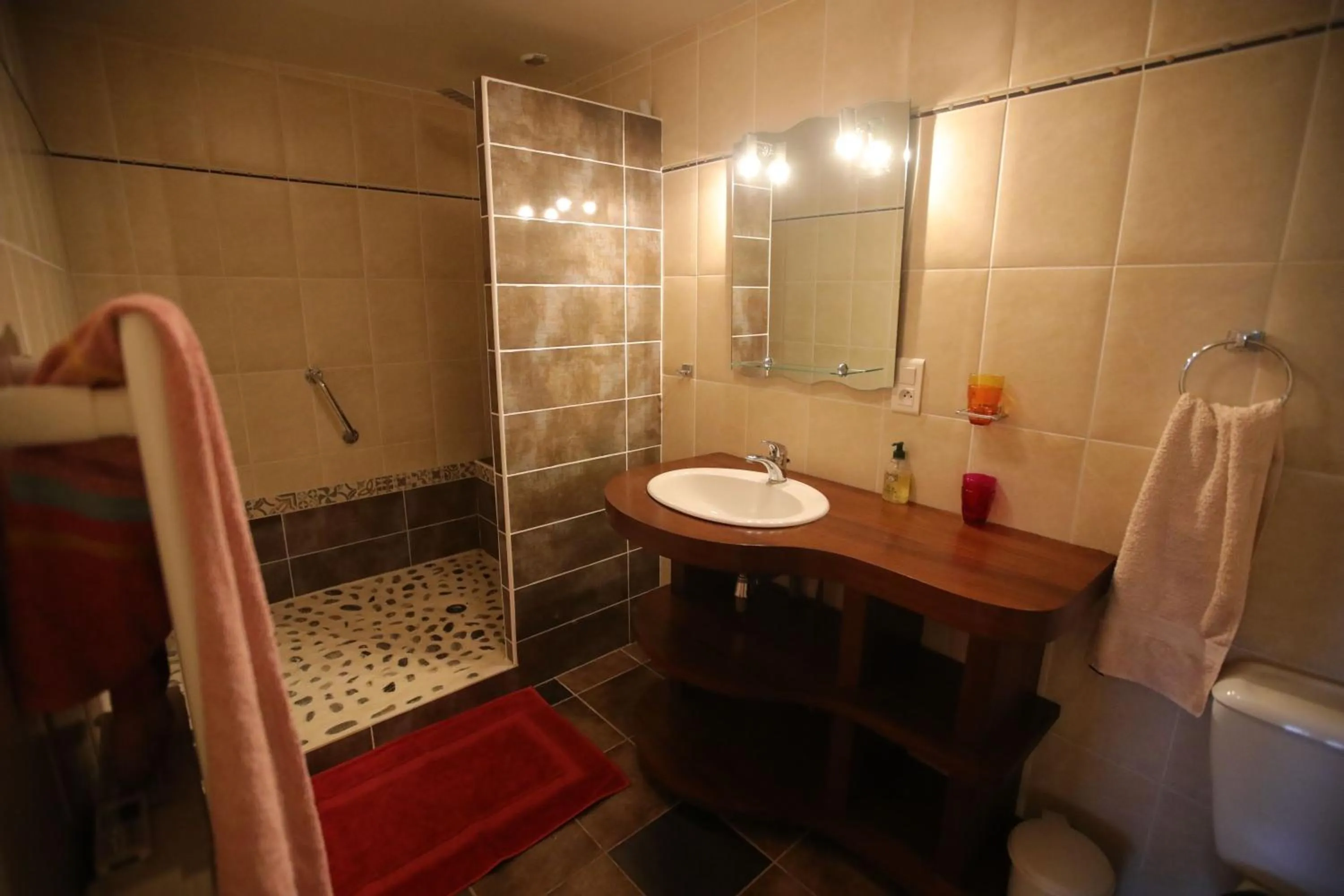 Bathroom in Chambres d hotes AZKENA