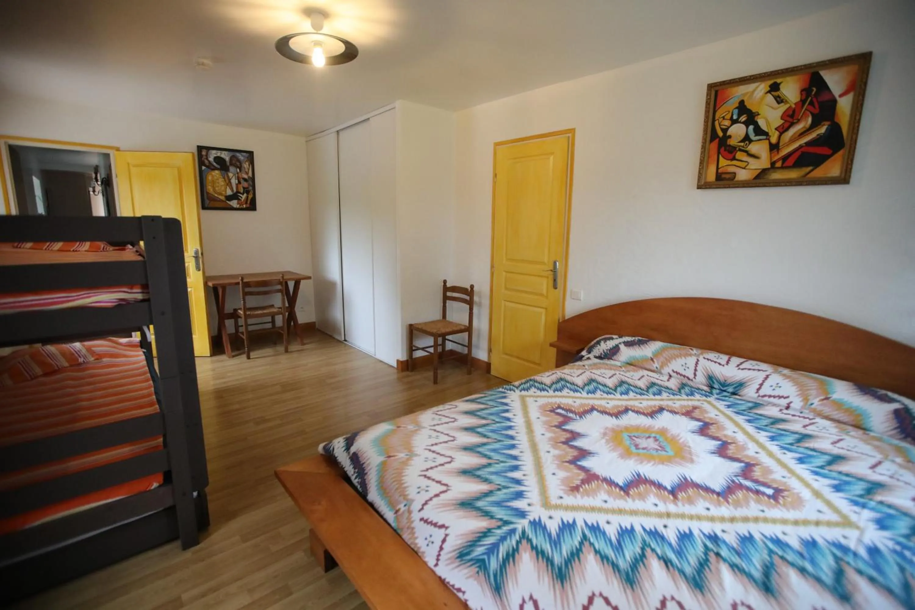 Photo of the whole room, Bed in Chambres d hotes AZKENA