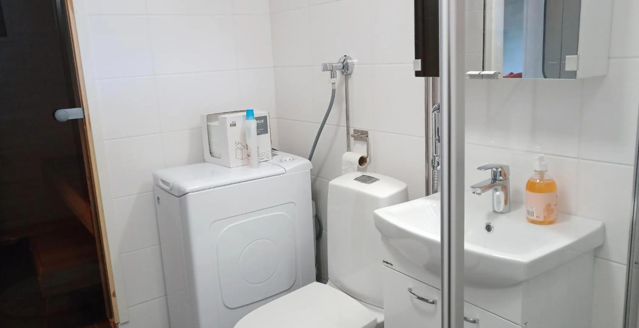 Bathroom in Kuukkeli Apartments Vuotso