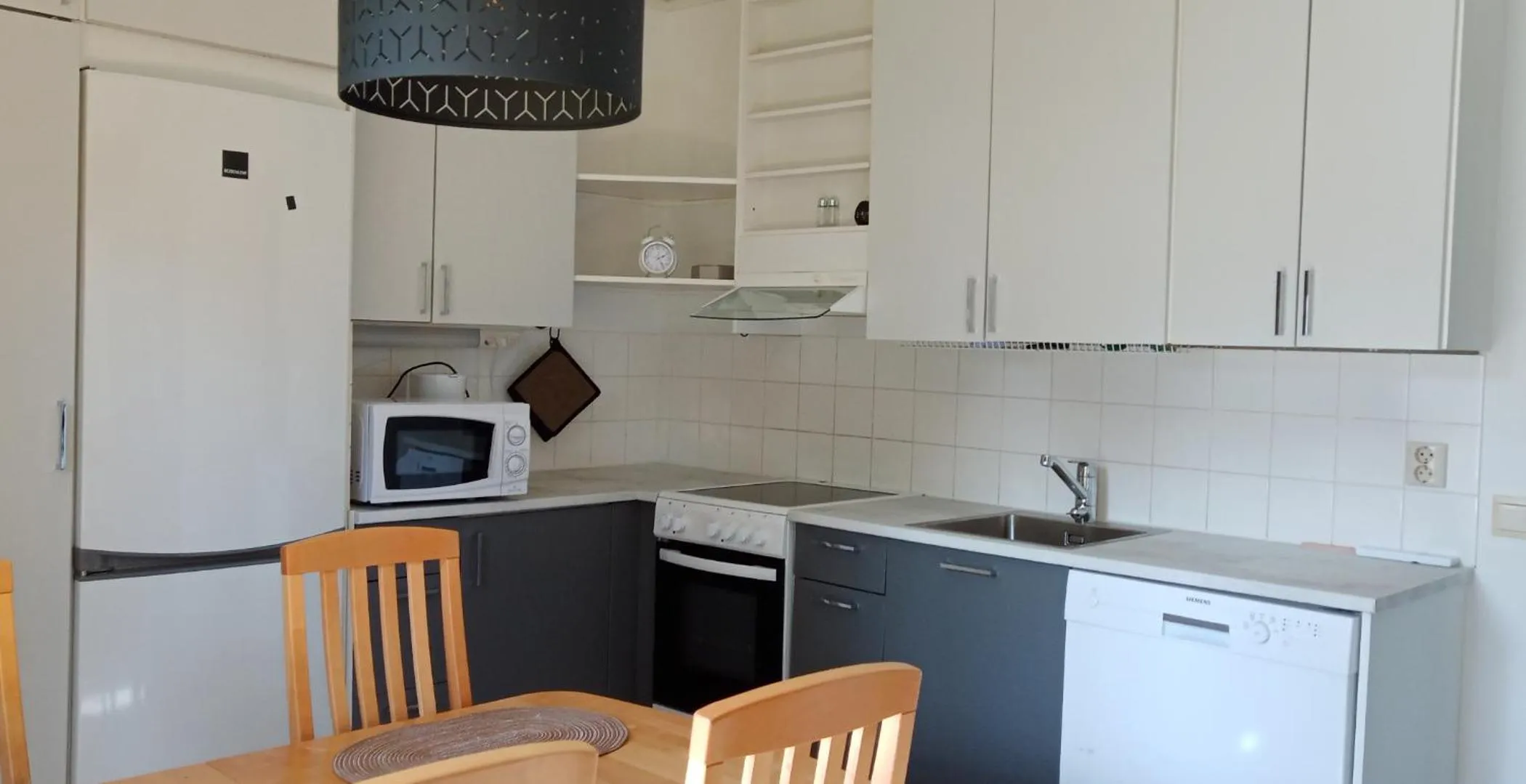 dishwasher in Kuukkeli Apartments Vuotso