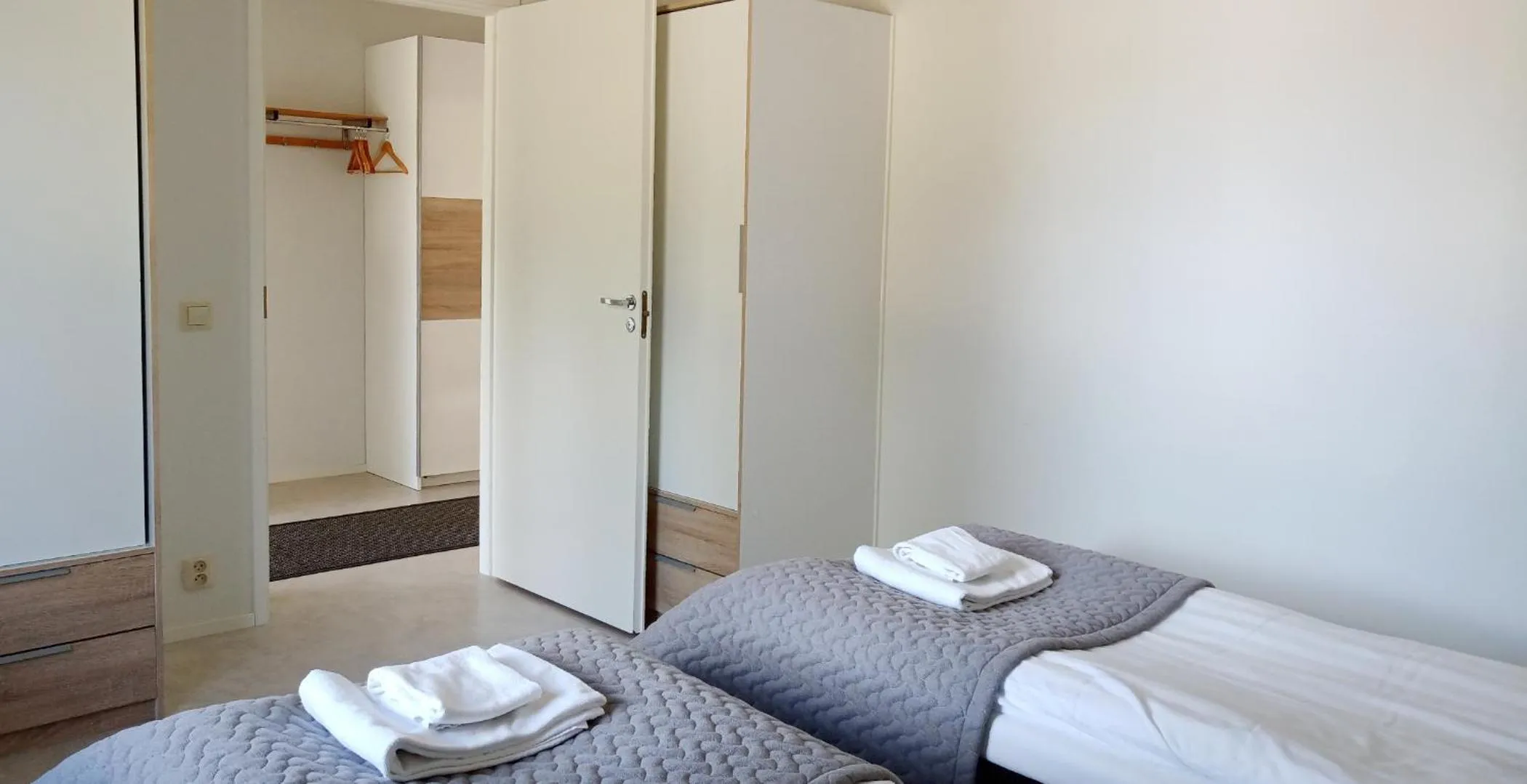 Bed in Kuukkeli Apartments Vuotso