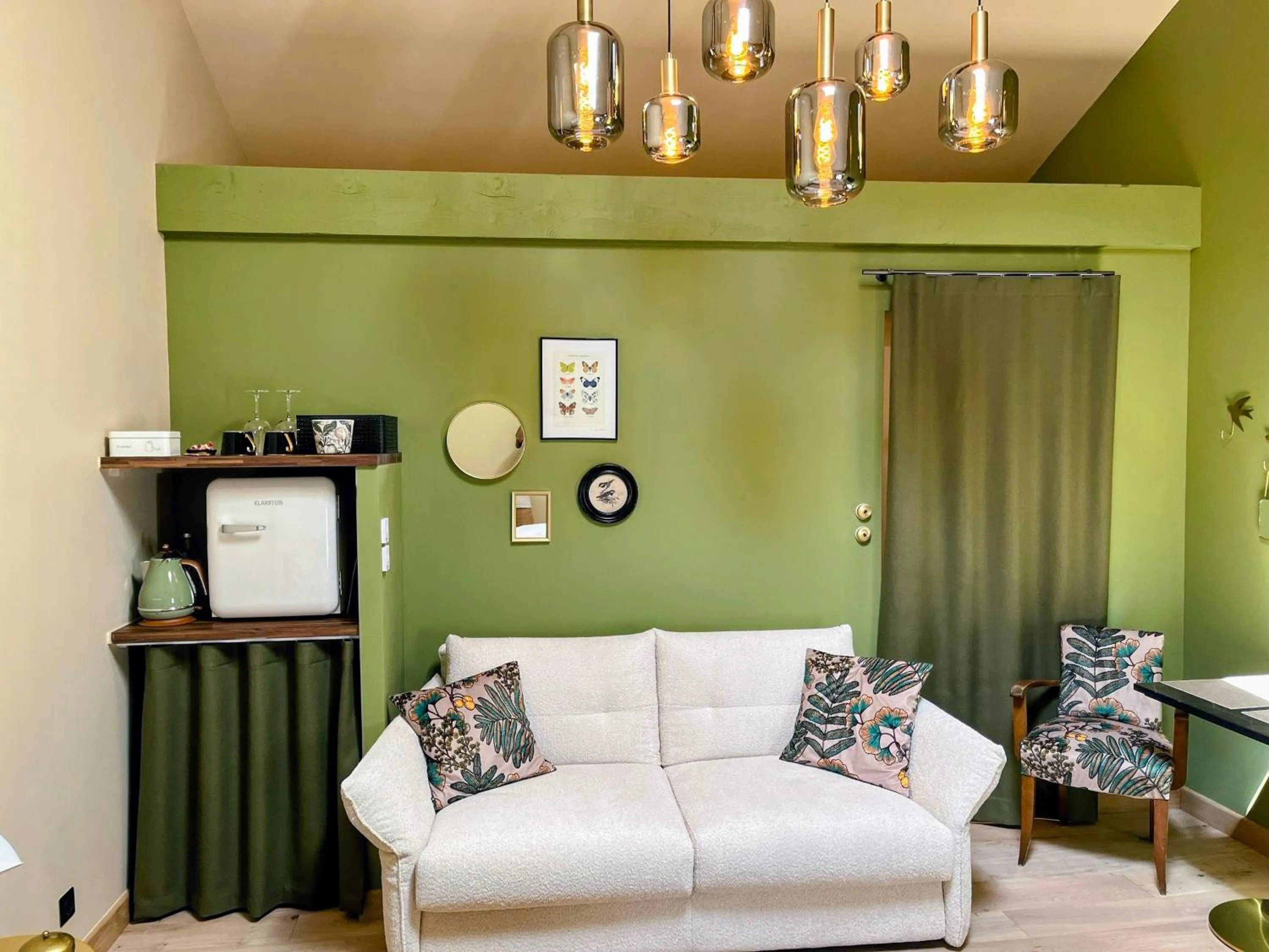 Seating area in Les intérieurs d'Angèle