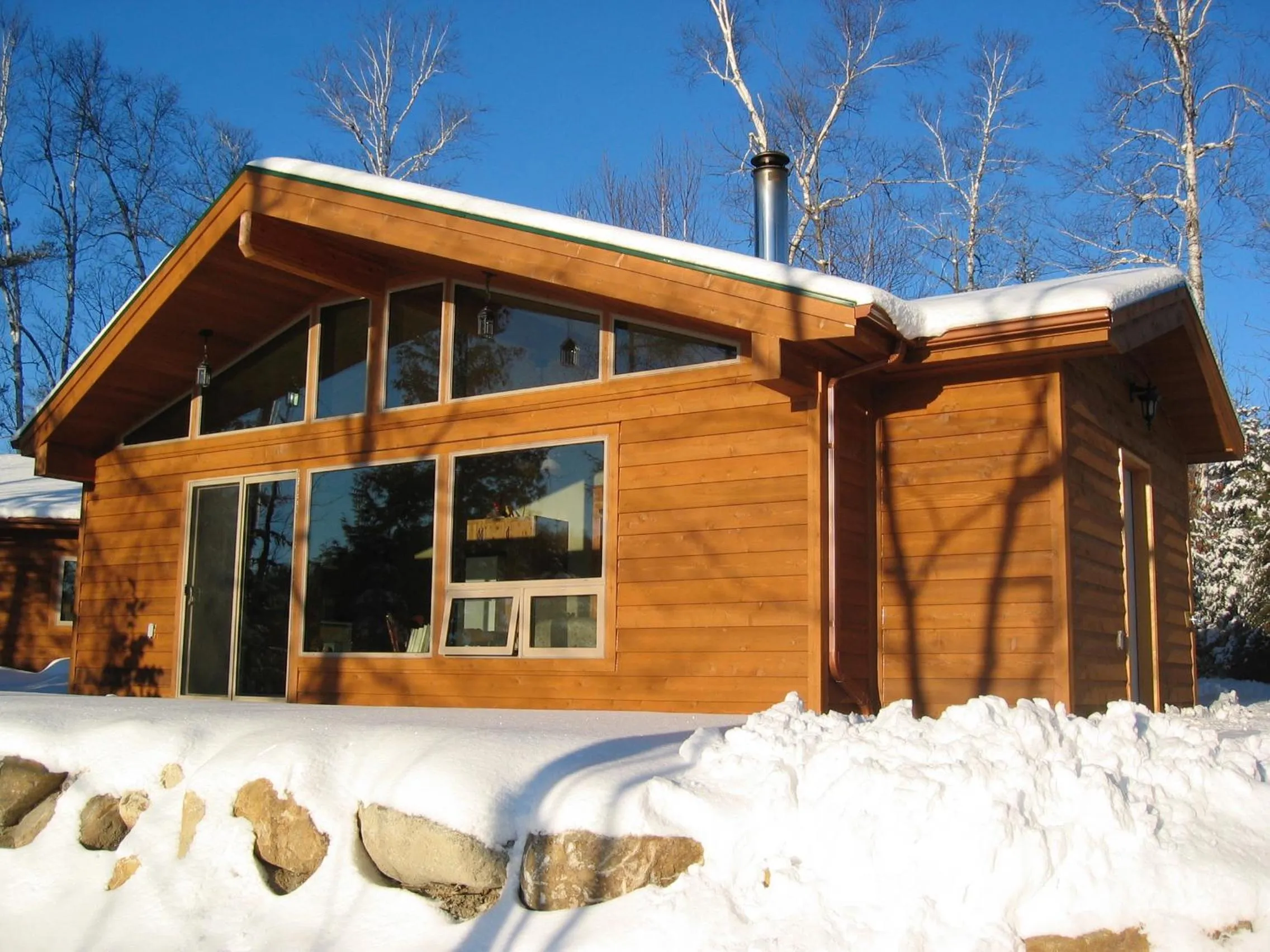 Patio in Les Chalets du Lac Grenier