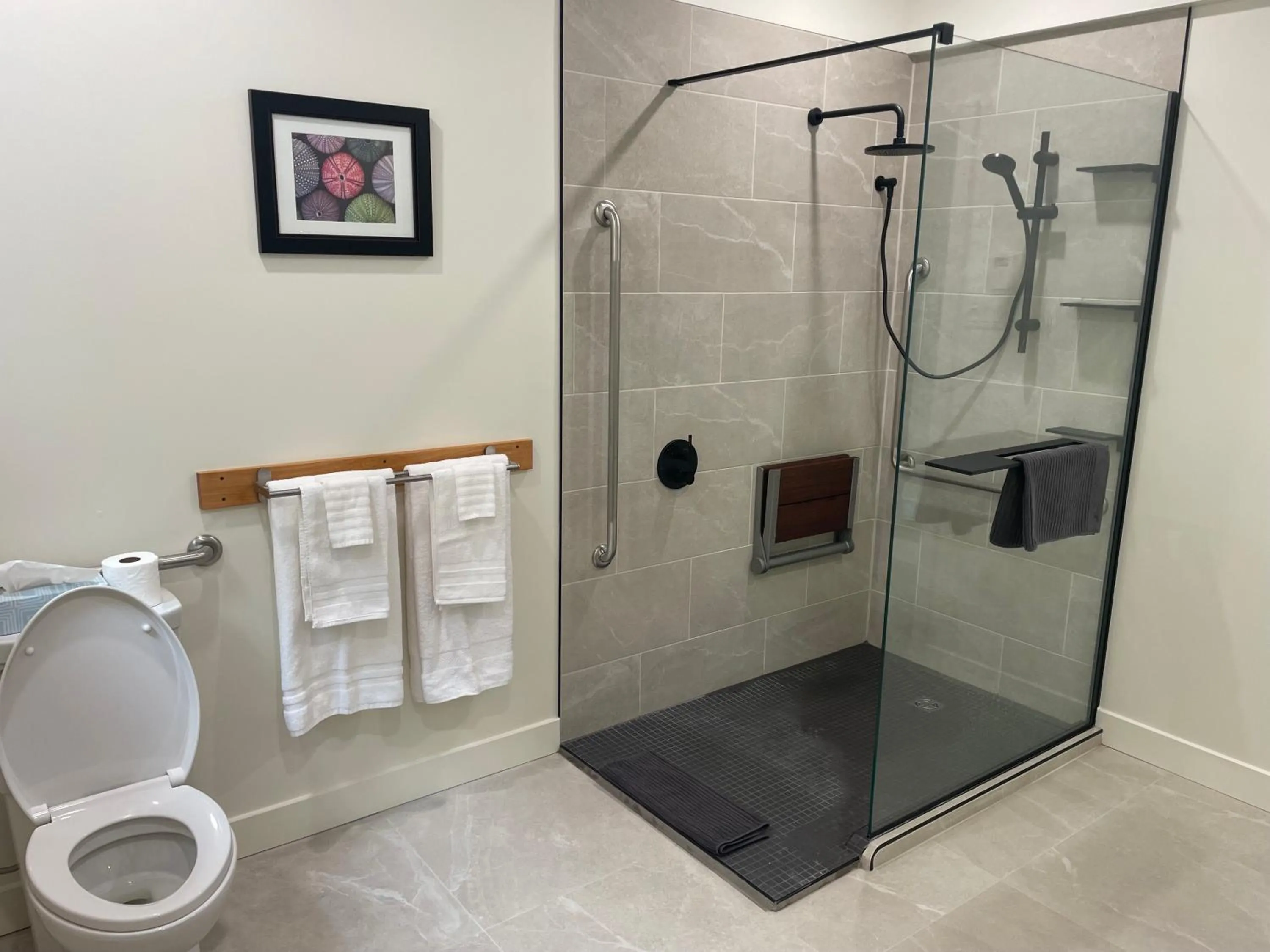 Bathroom in Les Chalets du Lac Grenier