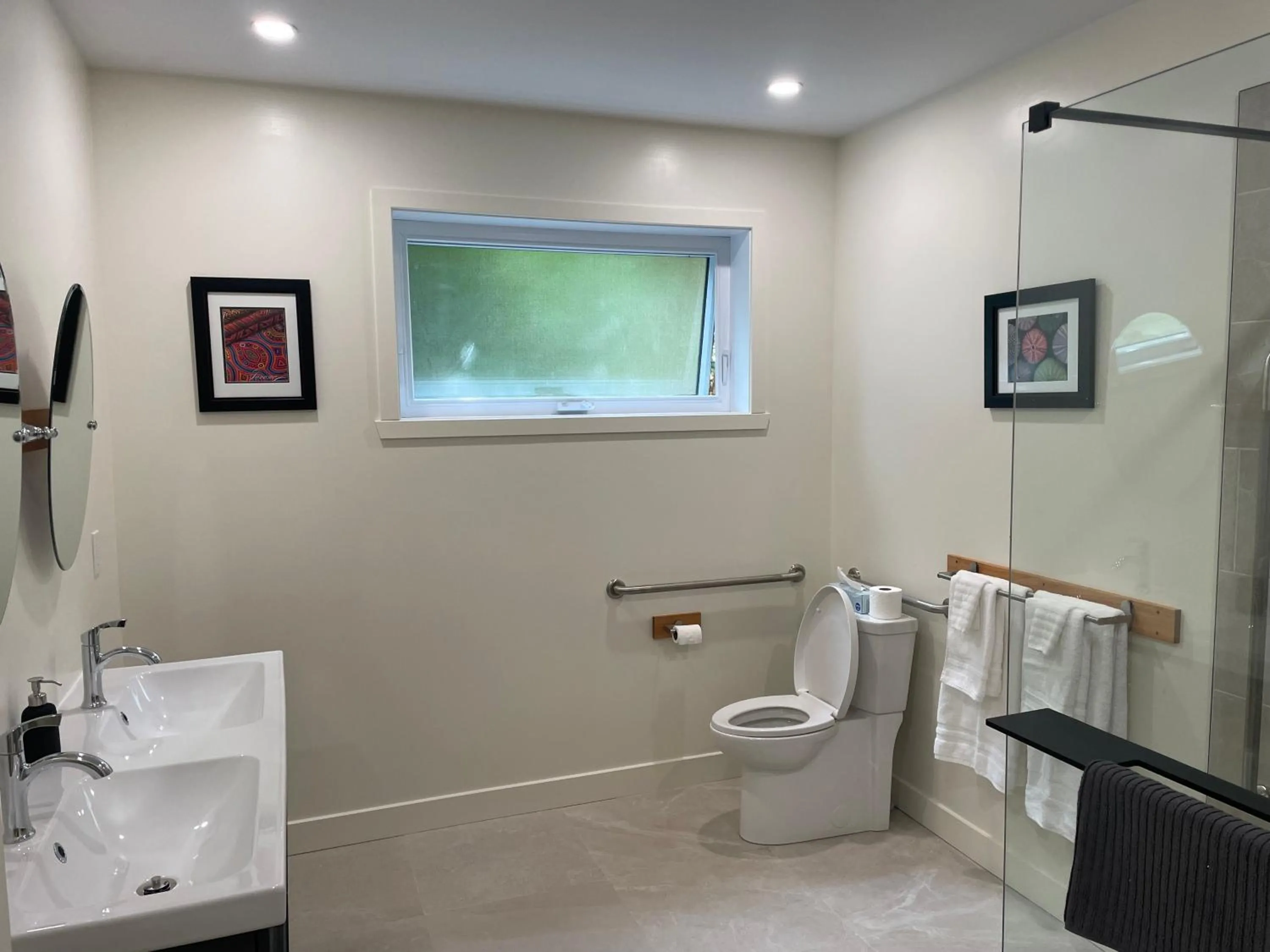 Bathroom in Les Chalets du Lac Grenier