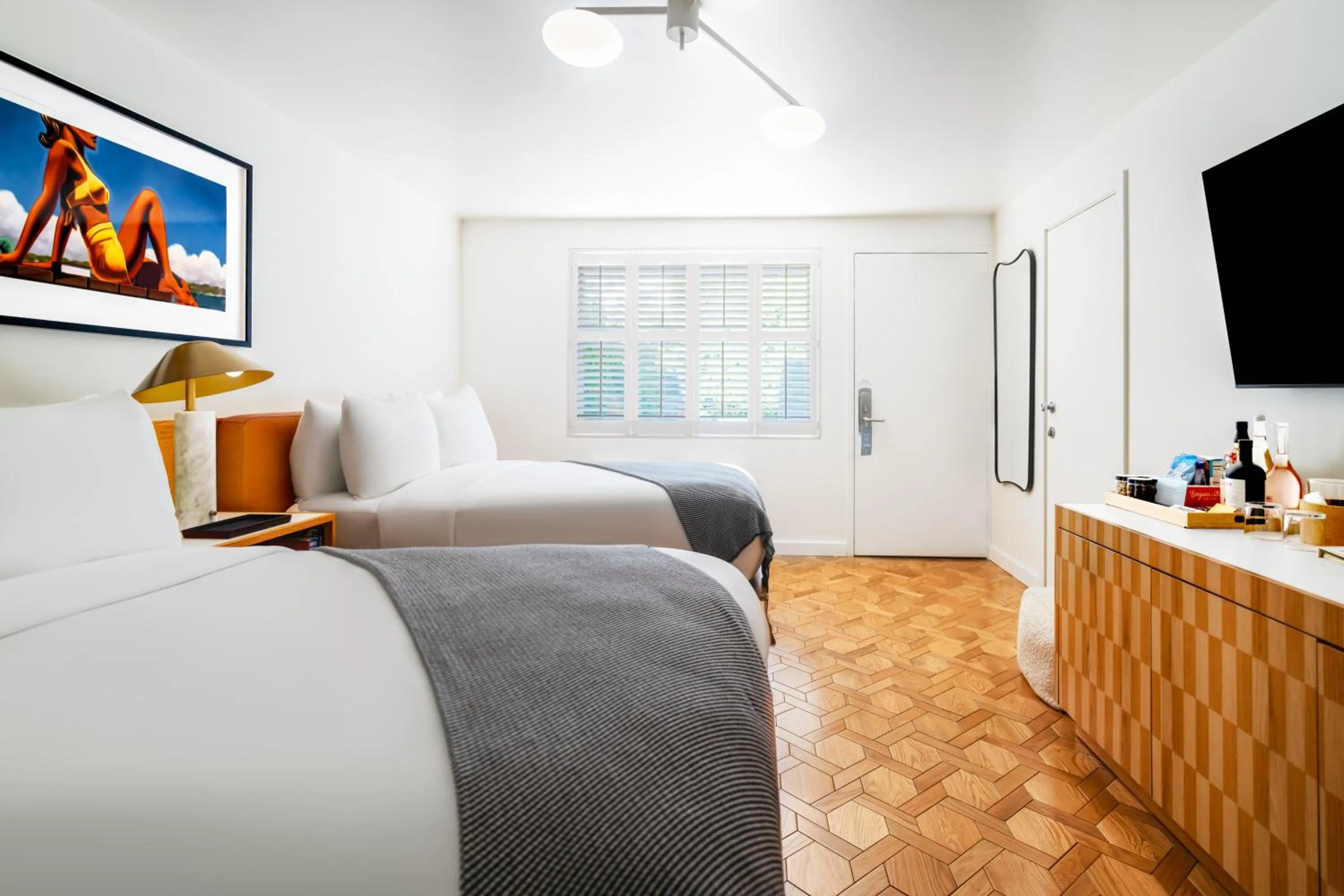 Bedroom, Bed in Short Stories Hotel Near The Grove