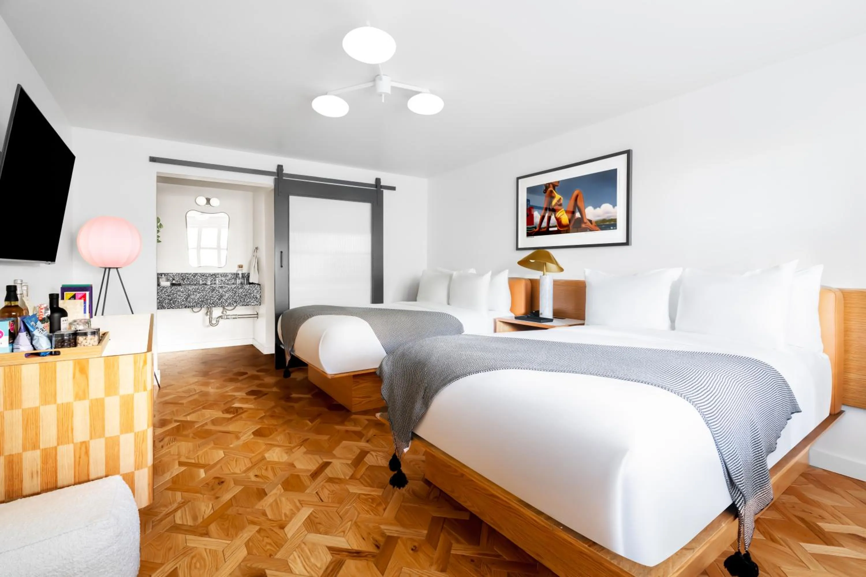 Bedroom, Bed in Short Stories Hotel Near The Grove