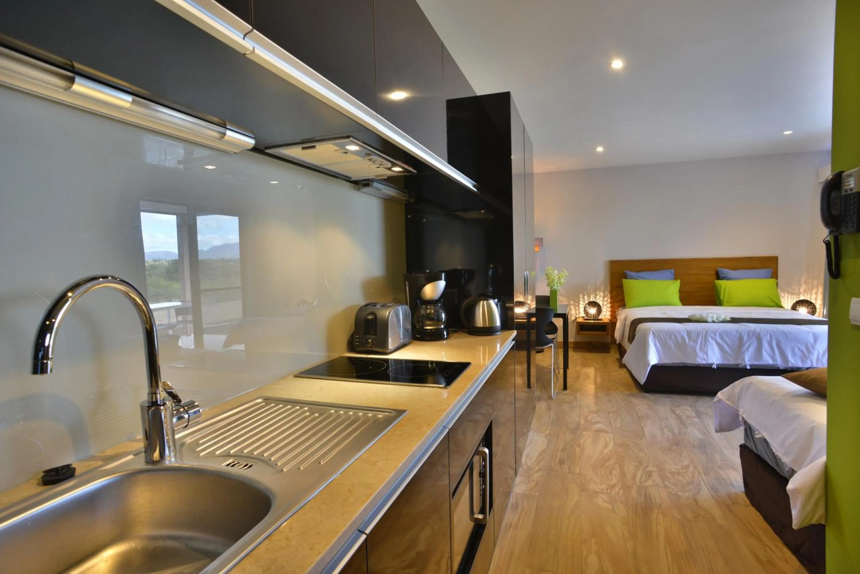 Kitchen or kitchenette in Eden Appartel