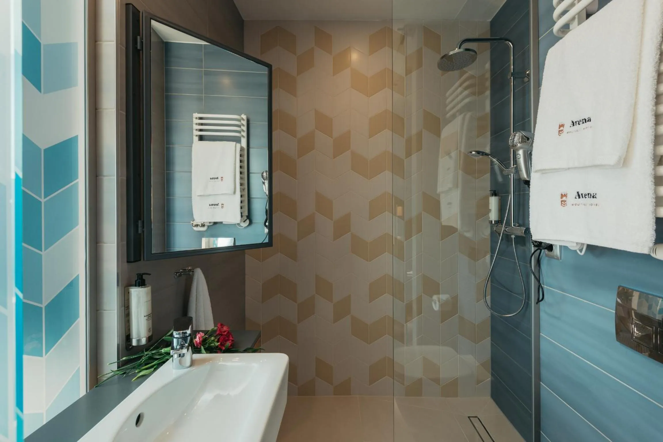 Shower in Avena Boutique Hotel by Artery Hotels