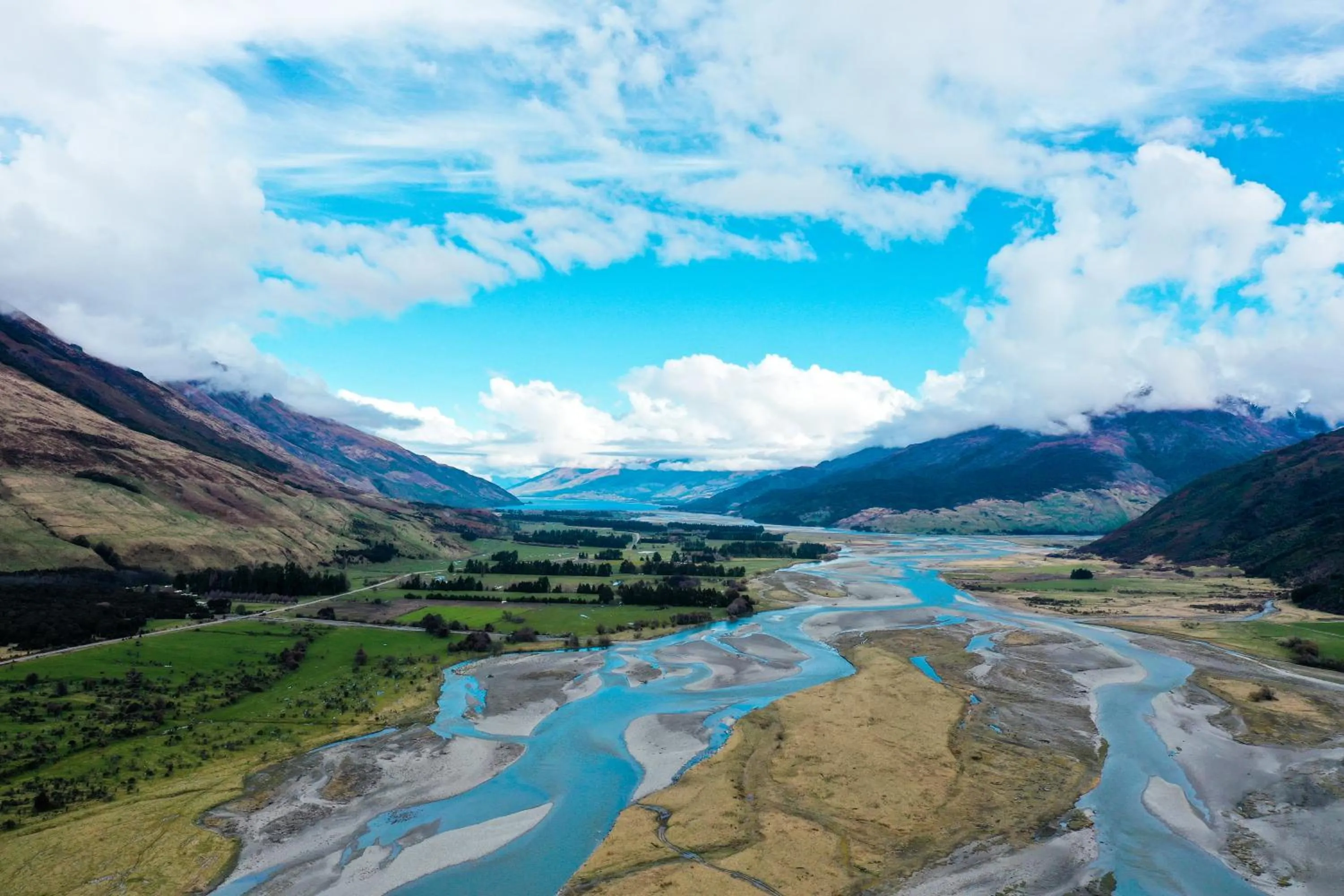 Natural landscape in Wonderland Makarora Lodge
