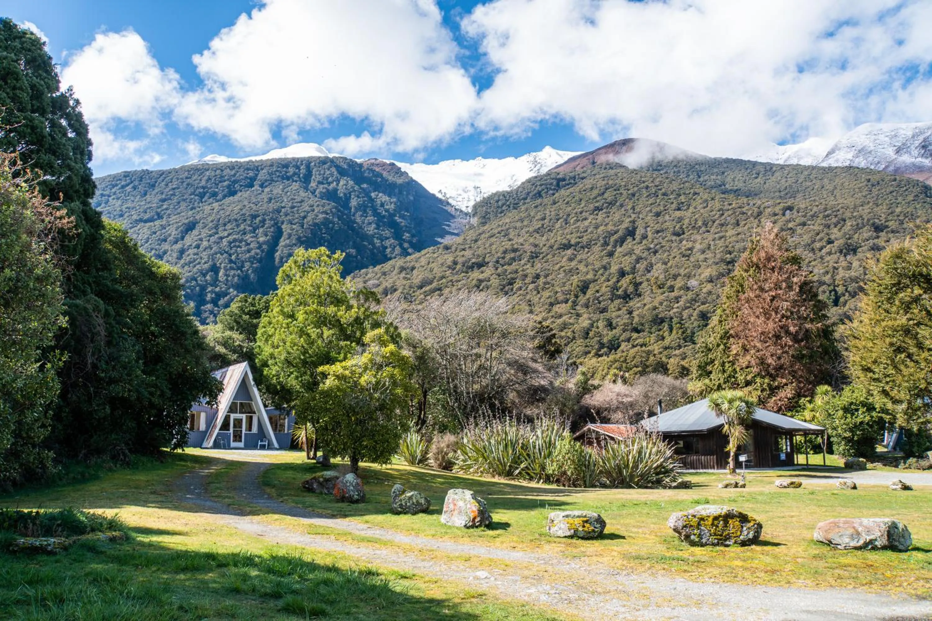 Natural landscape in Wonderland Makarora Lodge