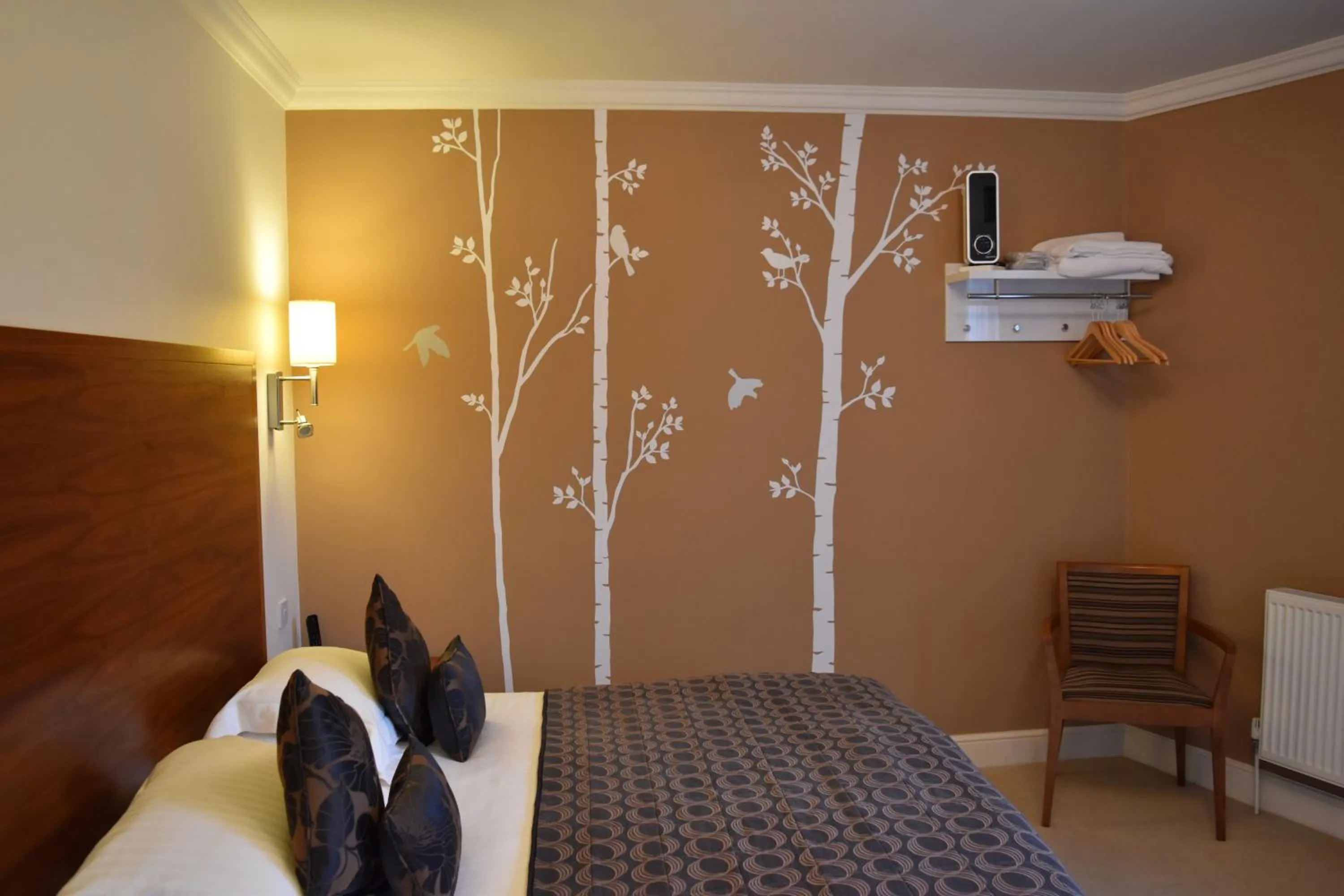 Bed in Fishmore Hall Hotel and Boutique Spa