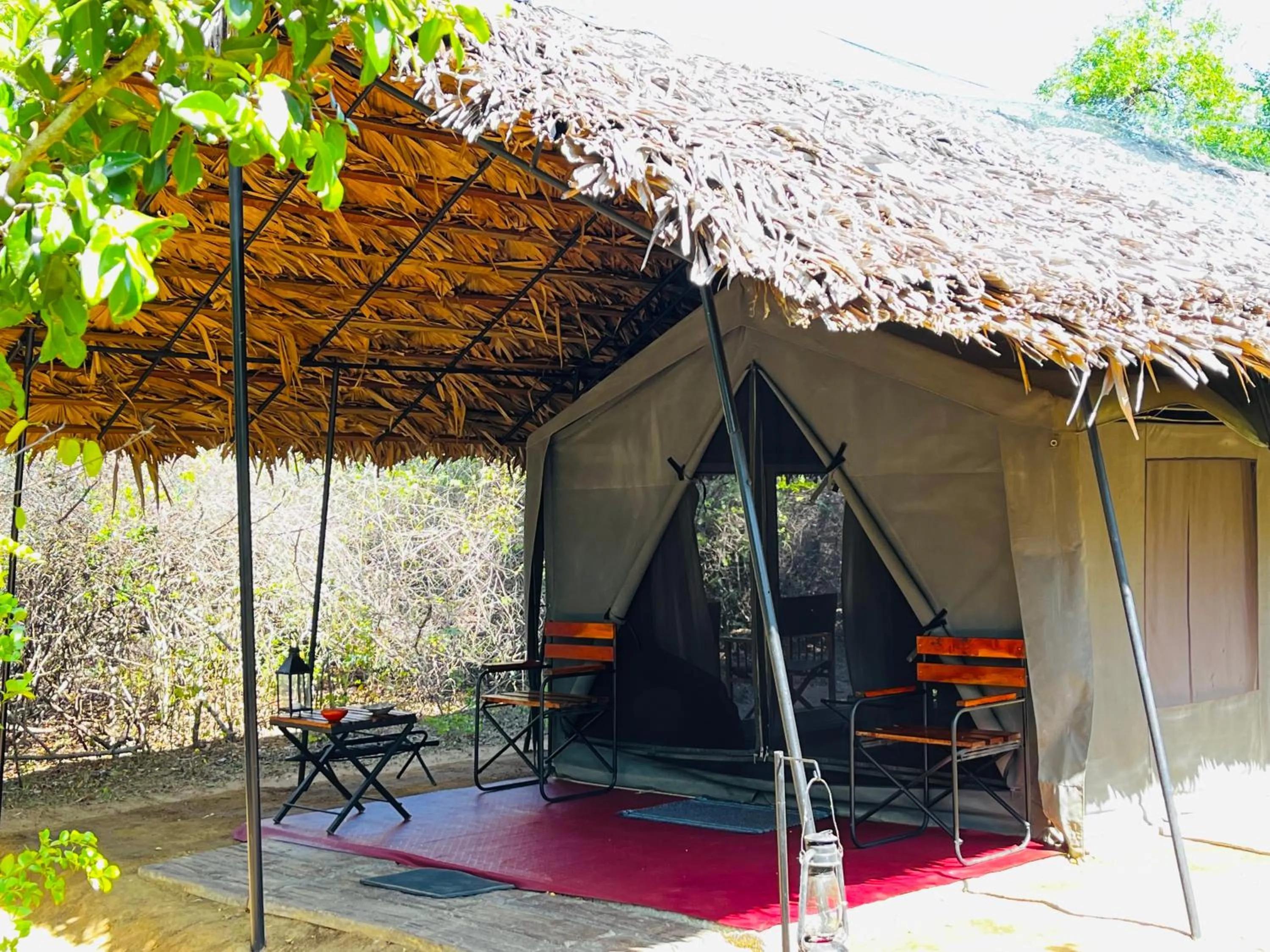 Seating area in Mahoora - Yala by Eco Team