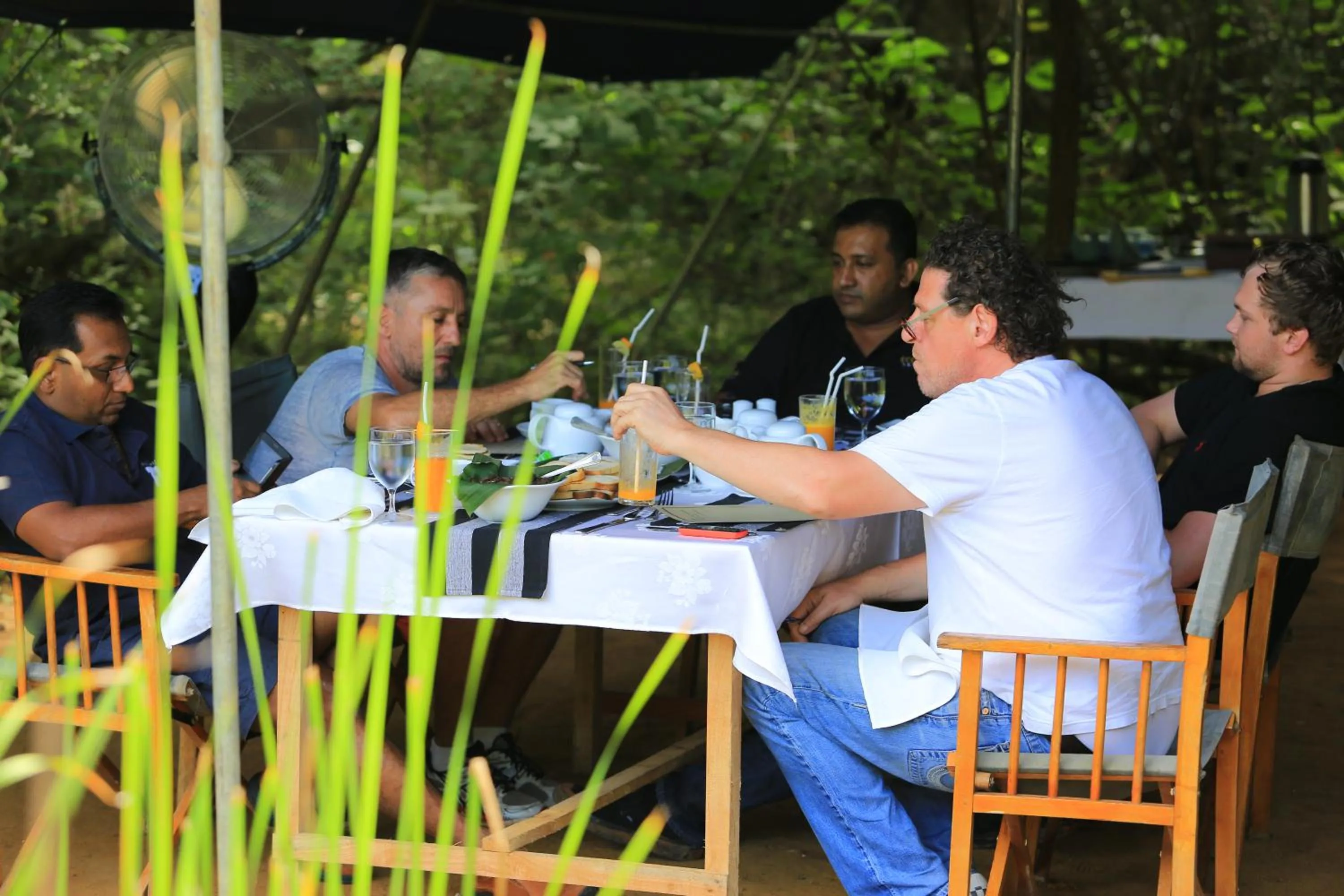 People in Mahoora - Yala by Eco Team