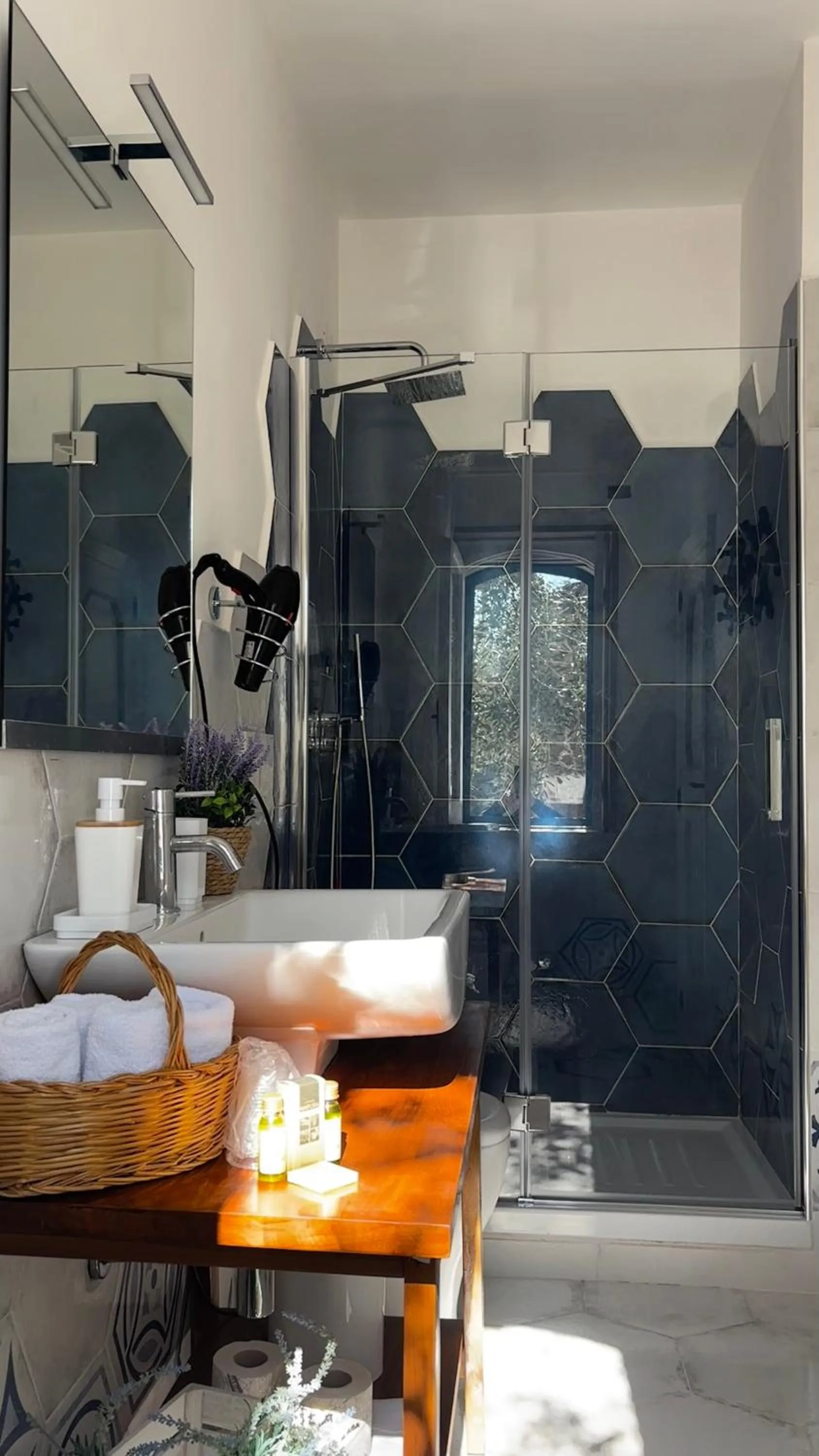 Shower in Dimora Mediterranea