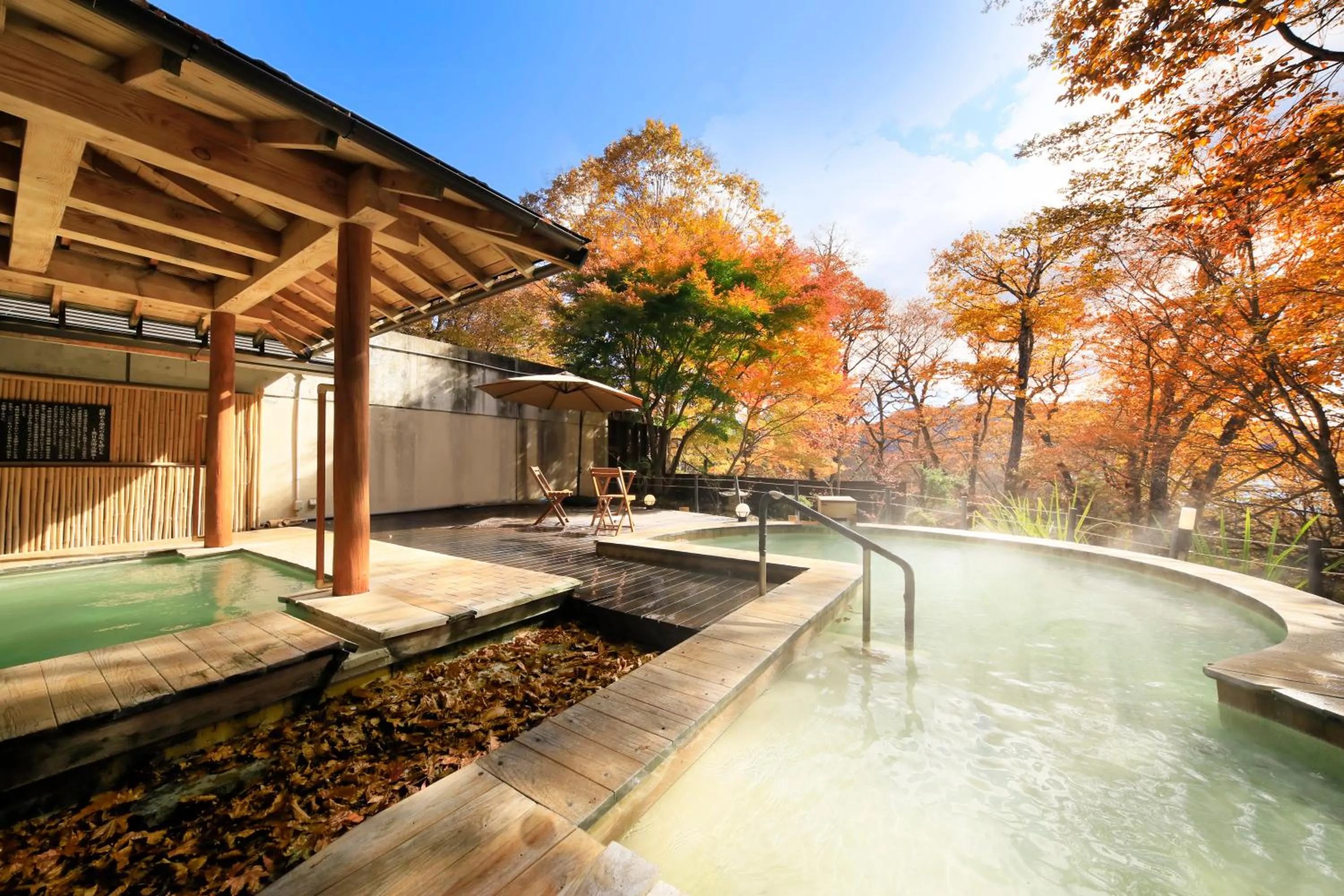 Hot Spring Bath in Hotel Shikisai