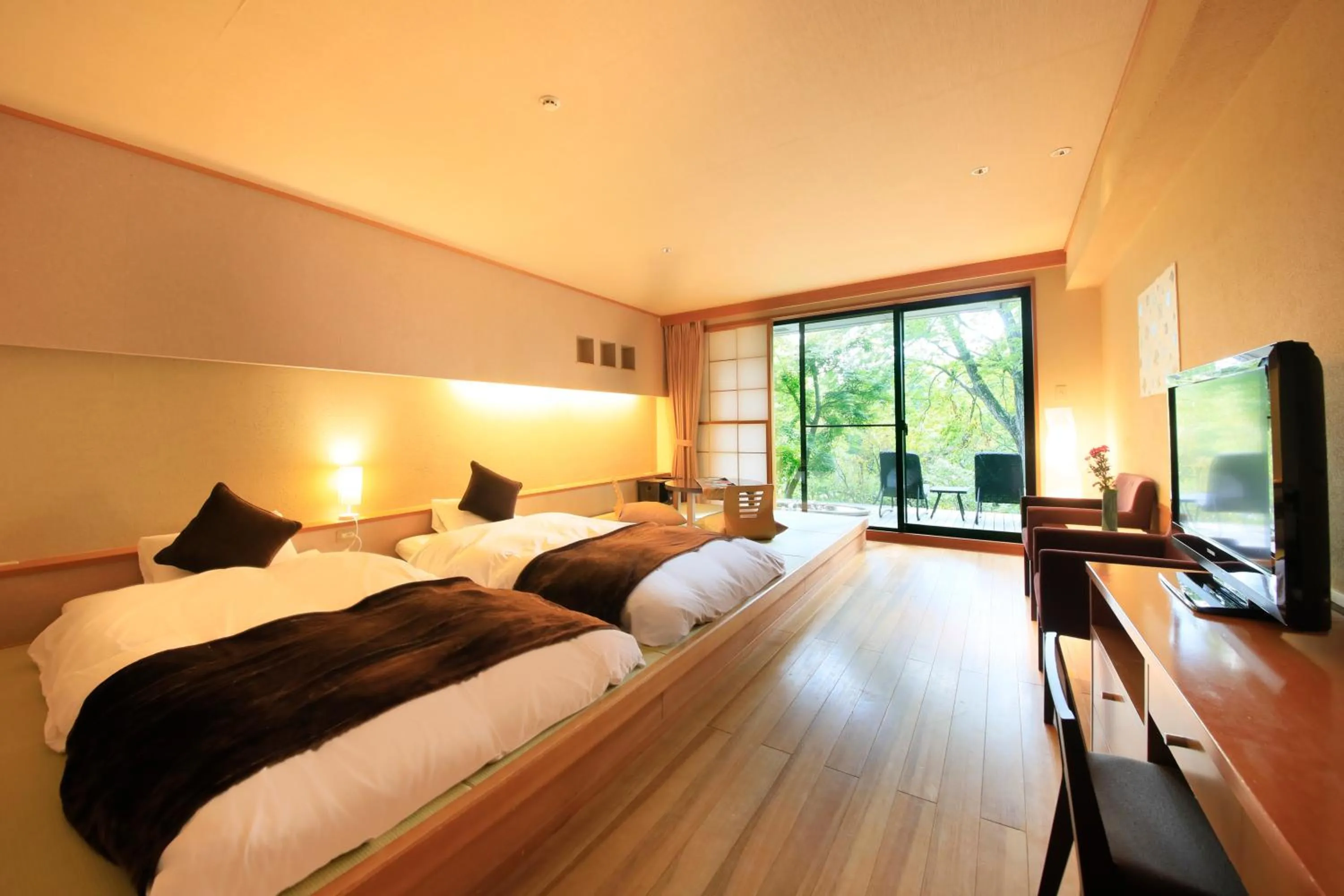 Photo of the whole room, Bed in Hotel Shikisai