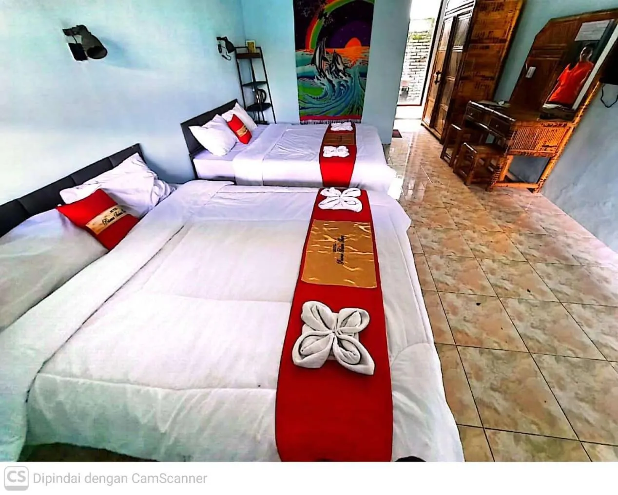 Bedroom, Bed in HOTEL BESAR BULAN BARU , Senggigi - Lombok