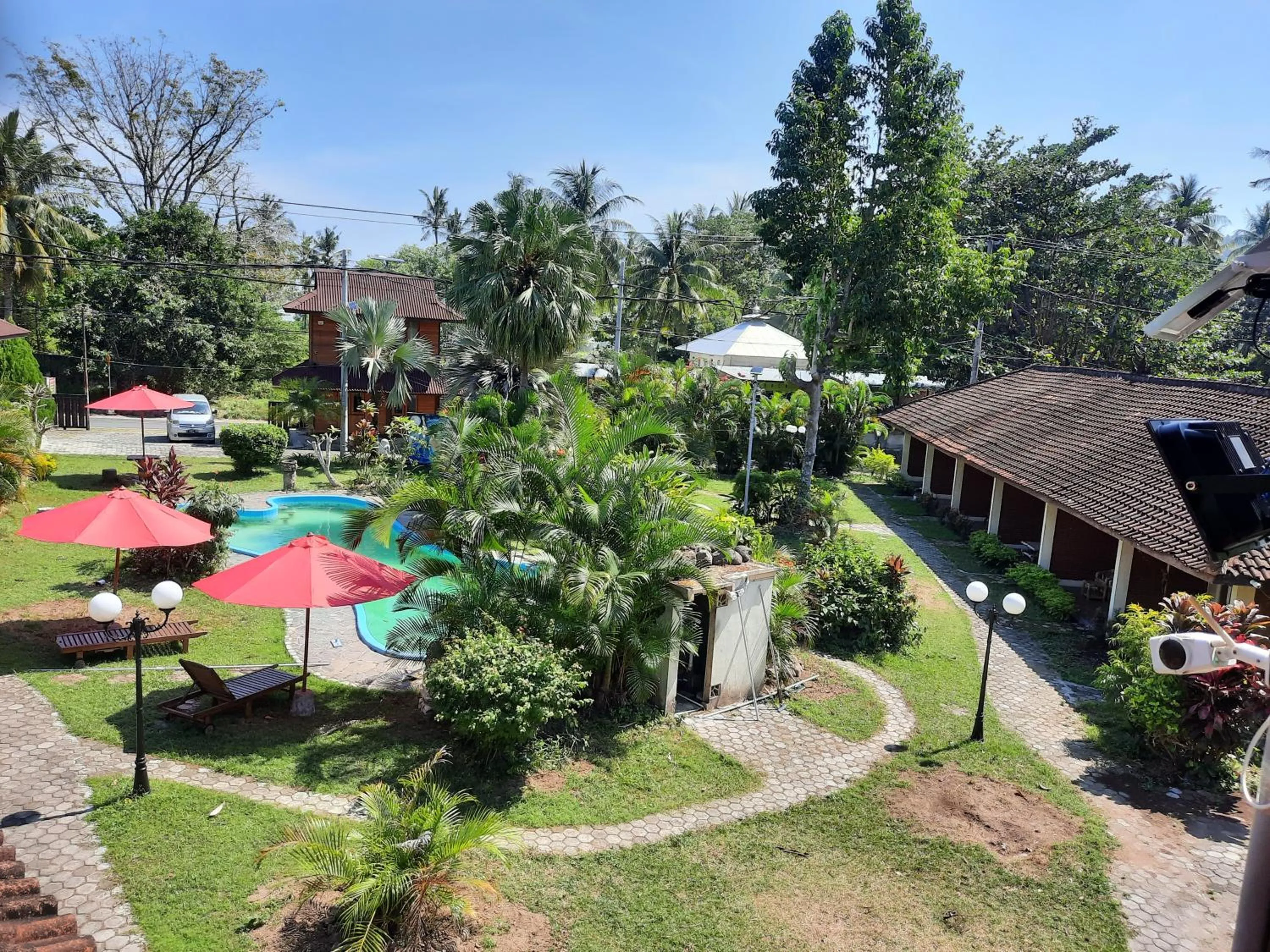 Garden view in HOTEL BESAR BULAN BARU - Senggigi