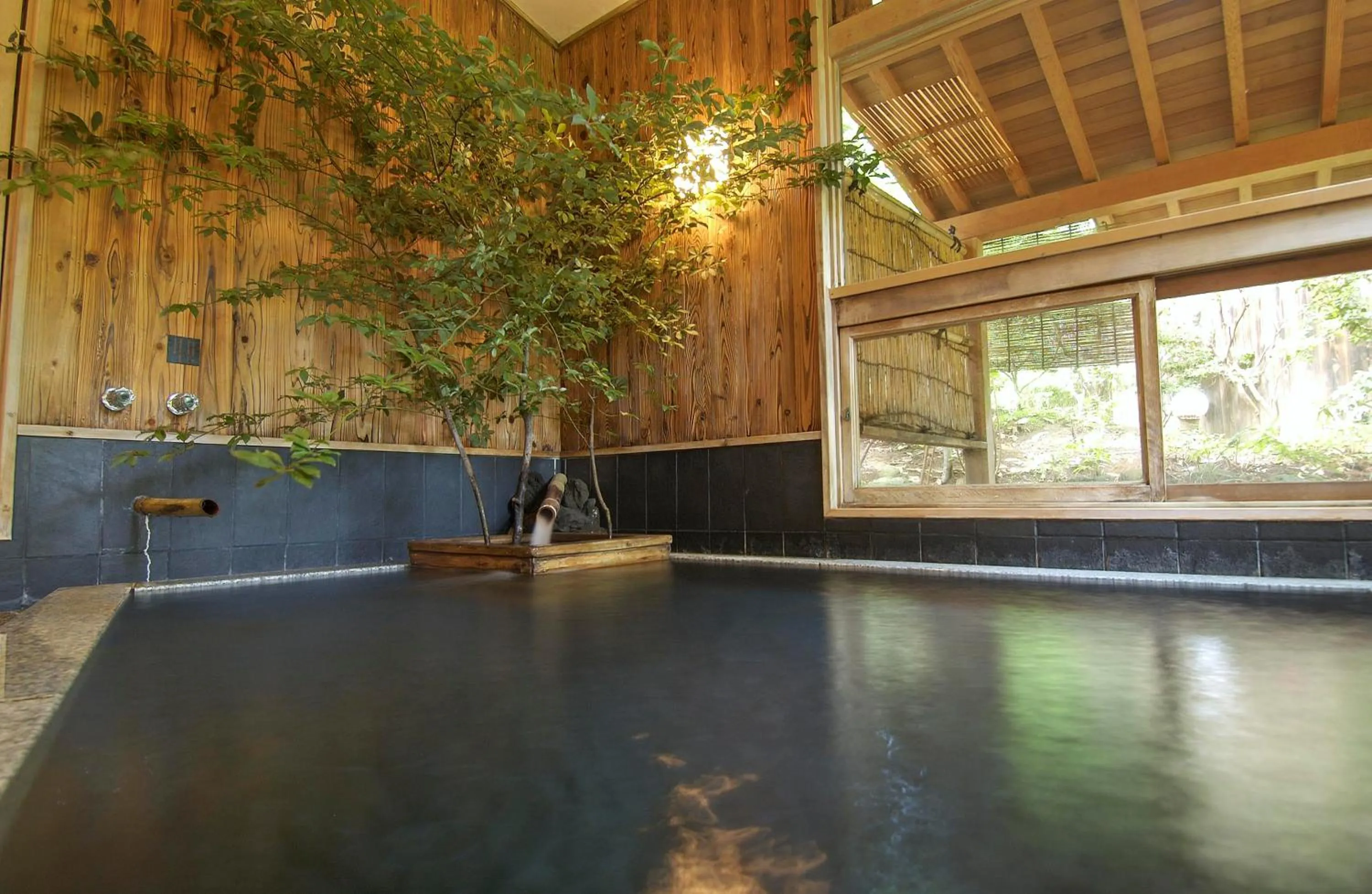 Hot Spring Bath in Hanafubuki