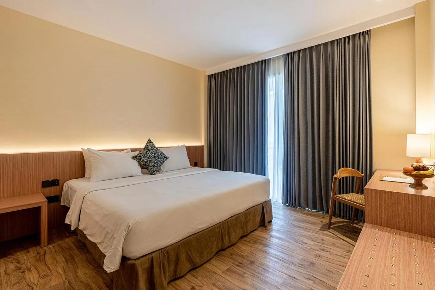 Property building, Bed in The Rivavi Legian