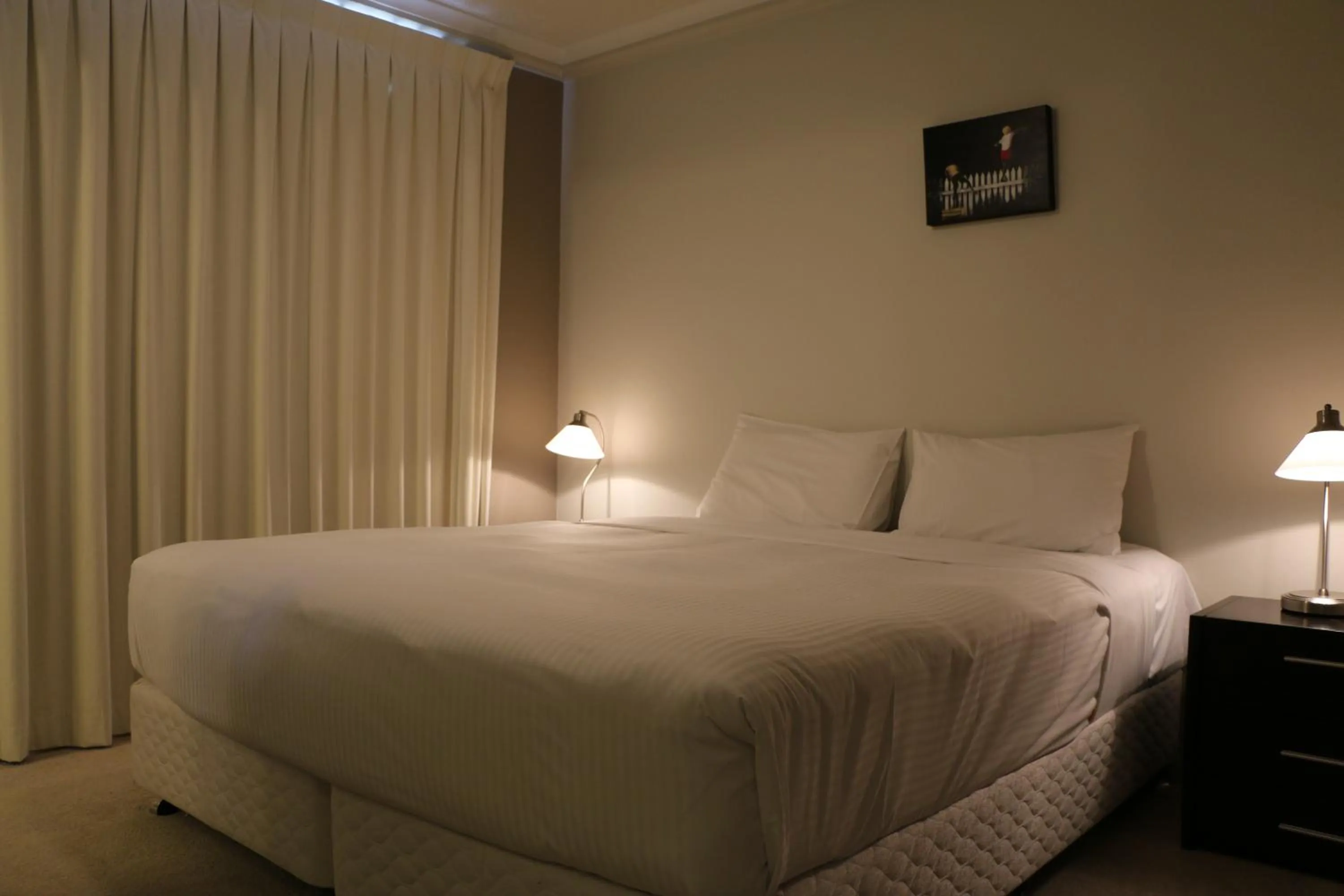 Bedroom, Bed in Frisco Apartments