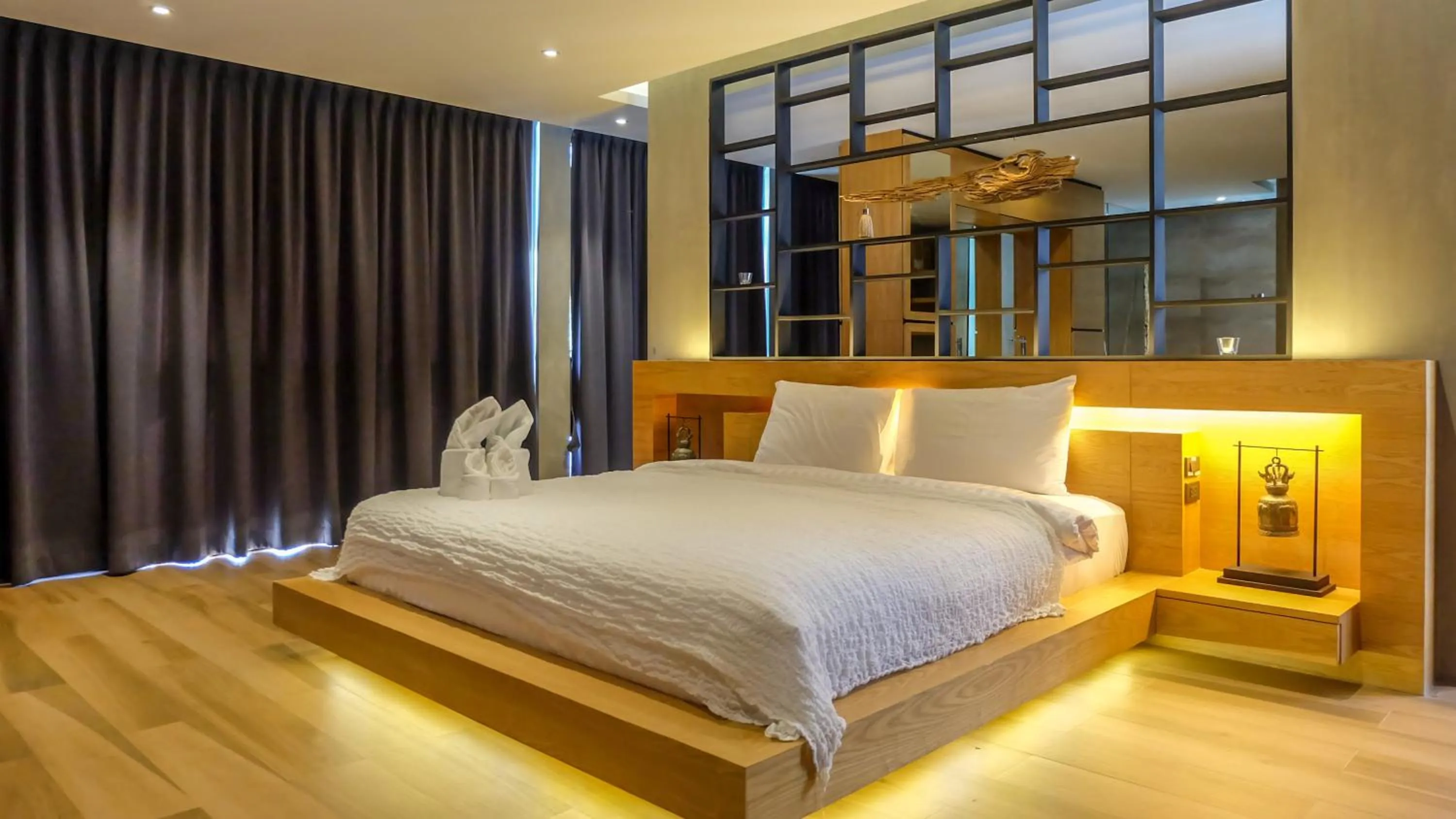 Bedroom, Bed in The Woods Natural Park Resort Phuket