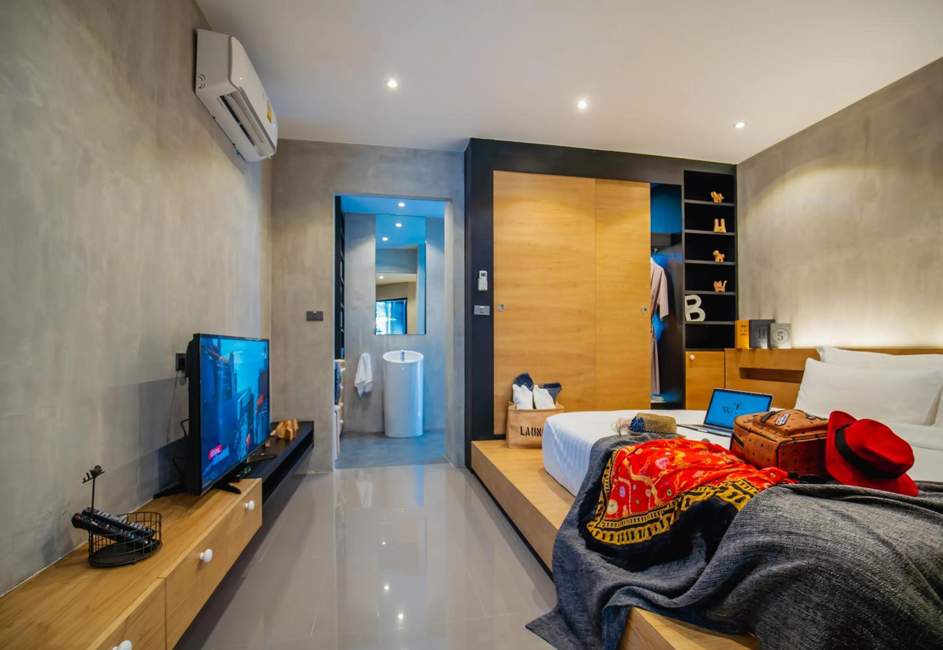 Bedroom, Bed in The Woods Natural Park Resort Phuket