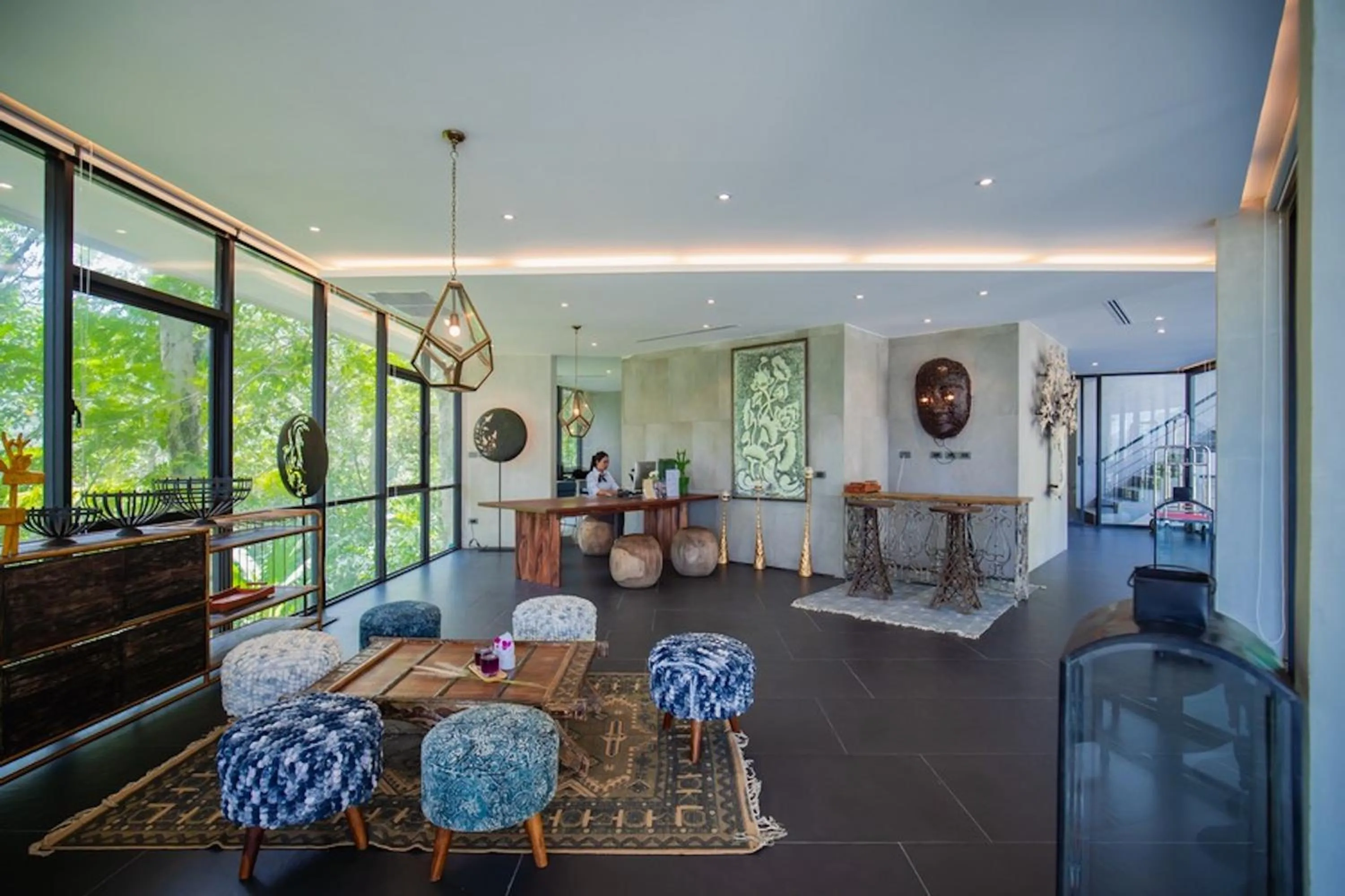 Lobby or reception in The Woods Natural Park Resort Phuket