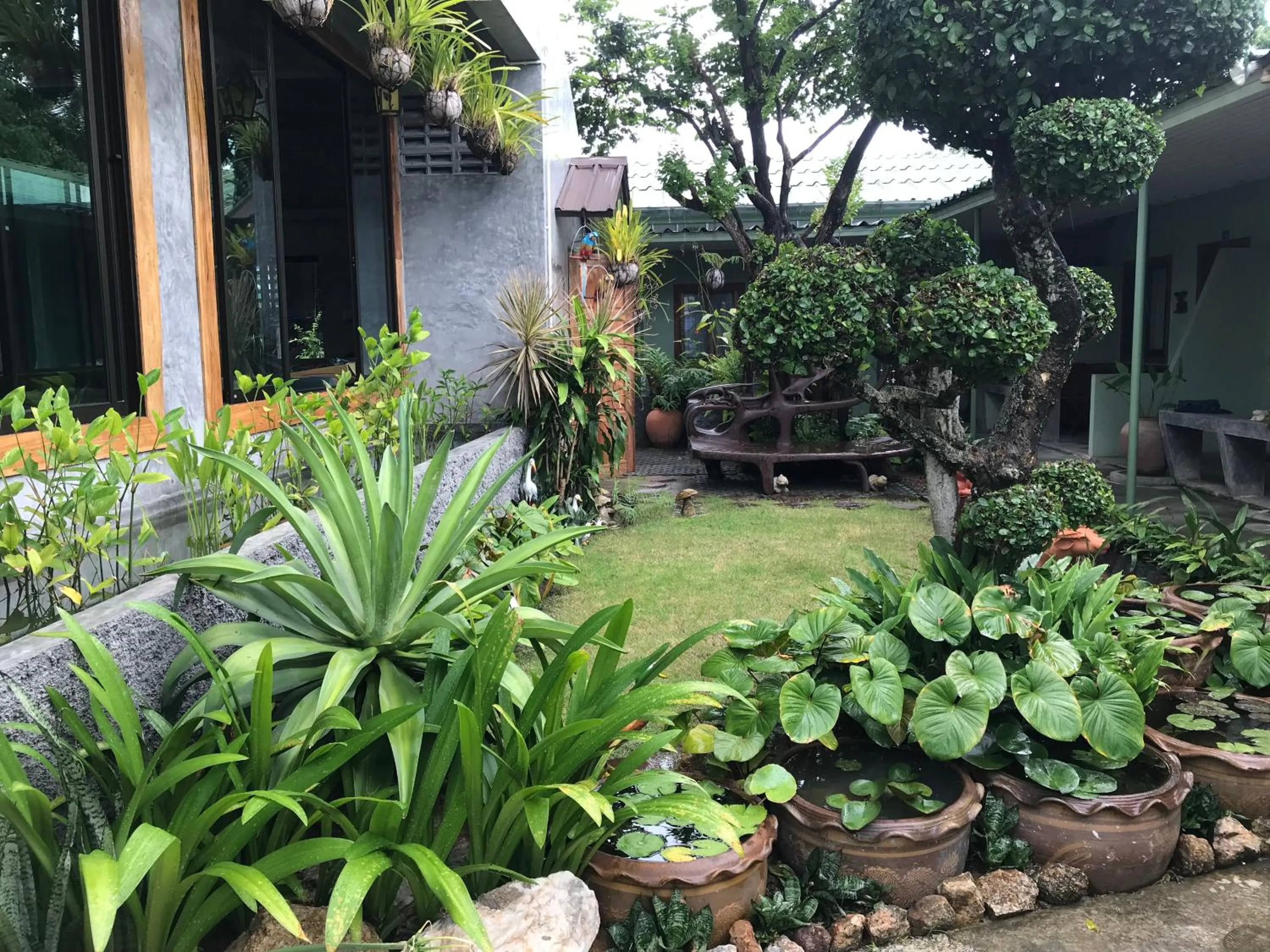 Patio in Baan Sala Lung Dam - Fisherman Village