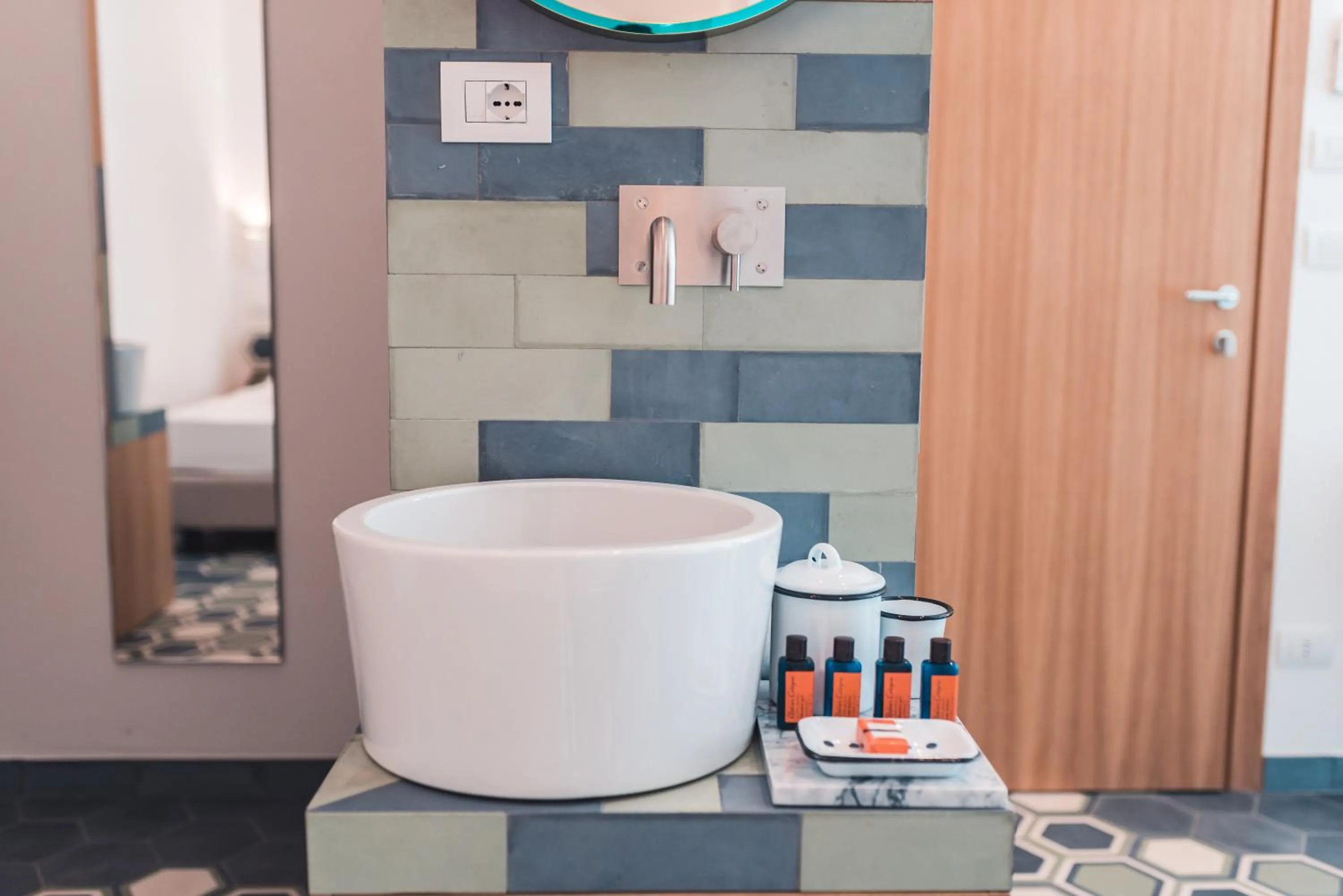 Bathroom in Médousa Bistrot & Suites