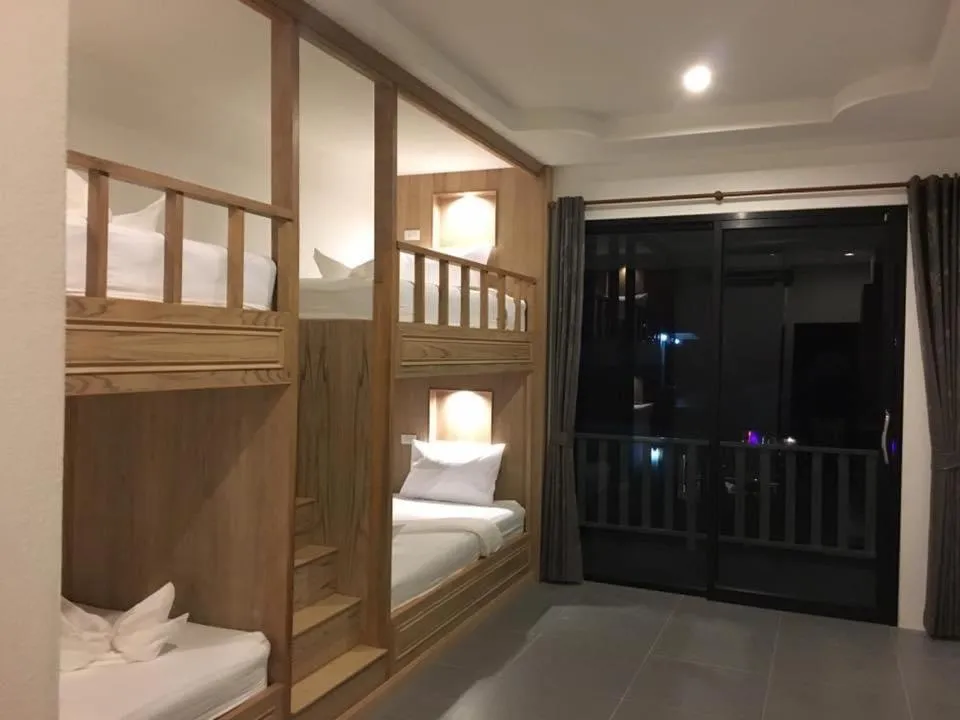 Bed in Mac's Bay Resort