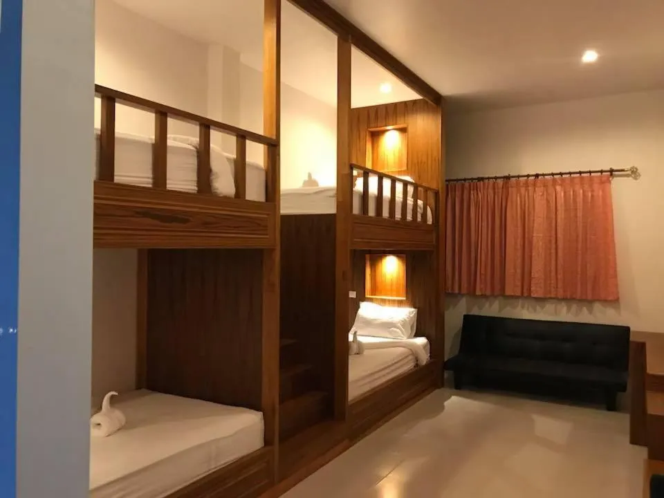 Bed in Mac's Bay Resort