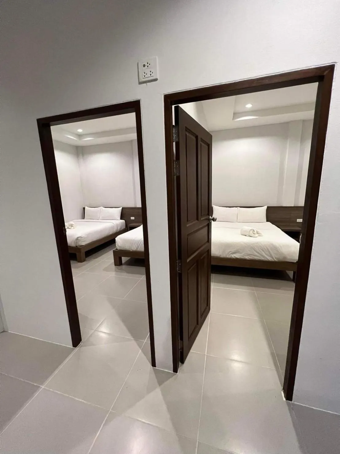 Bed in Mac's Bay Resort