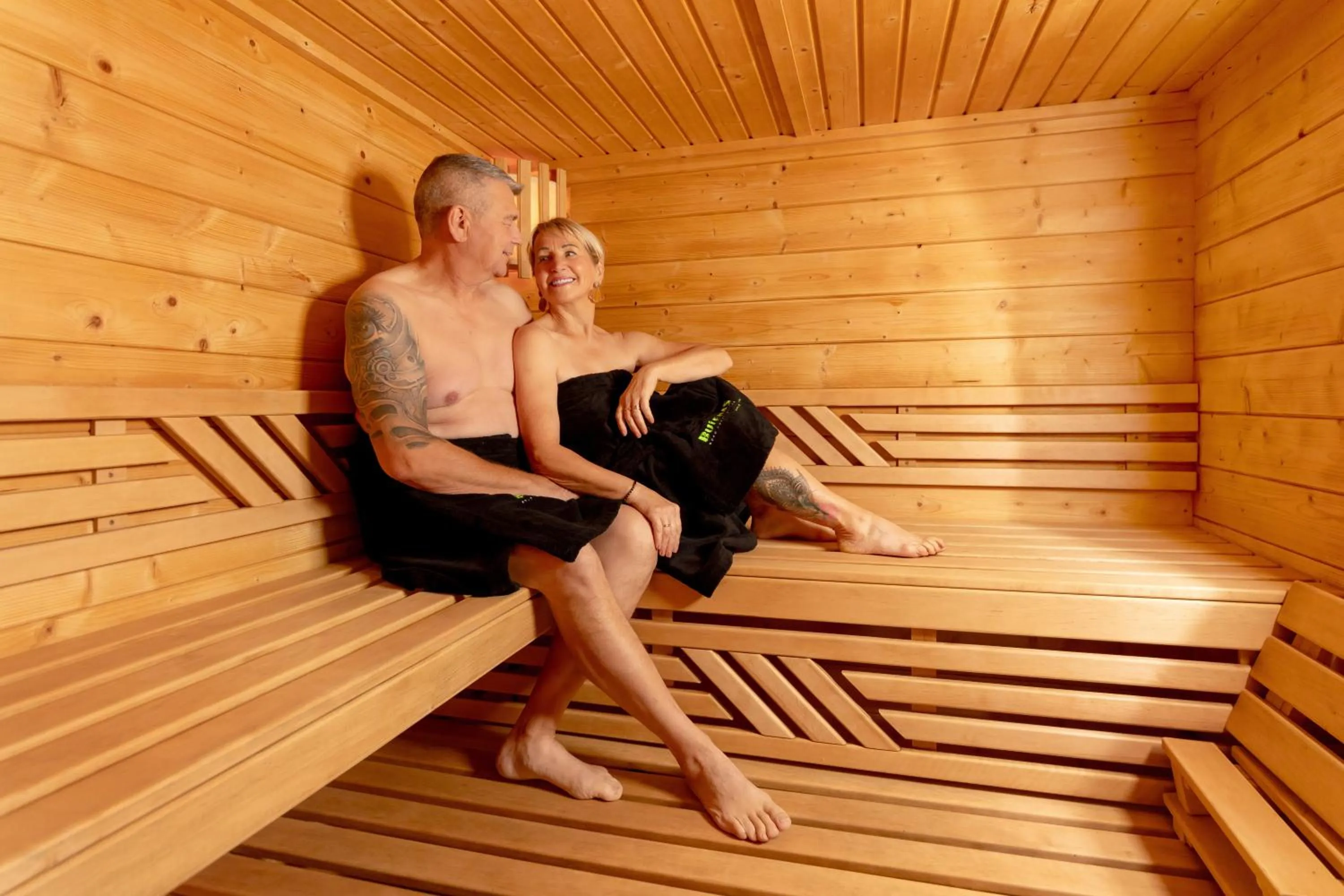 Sauna in Butenas Hotel Tyla