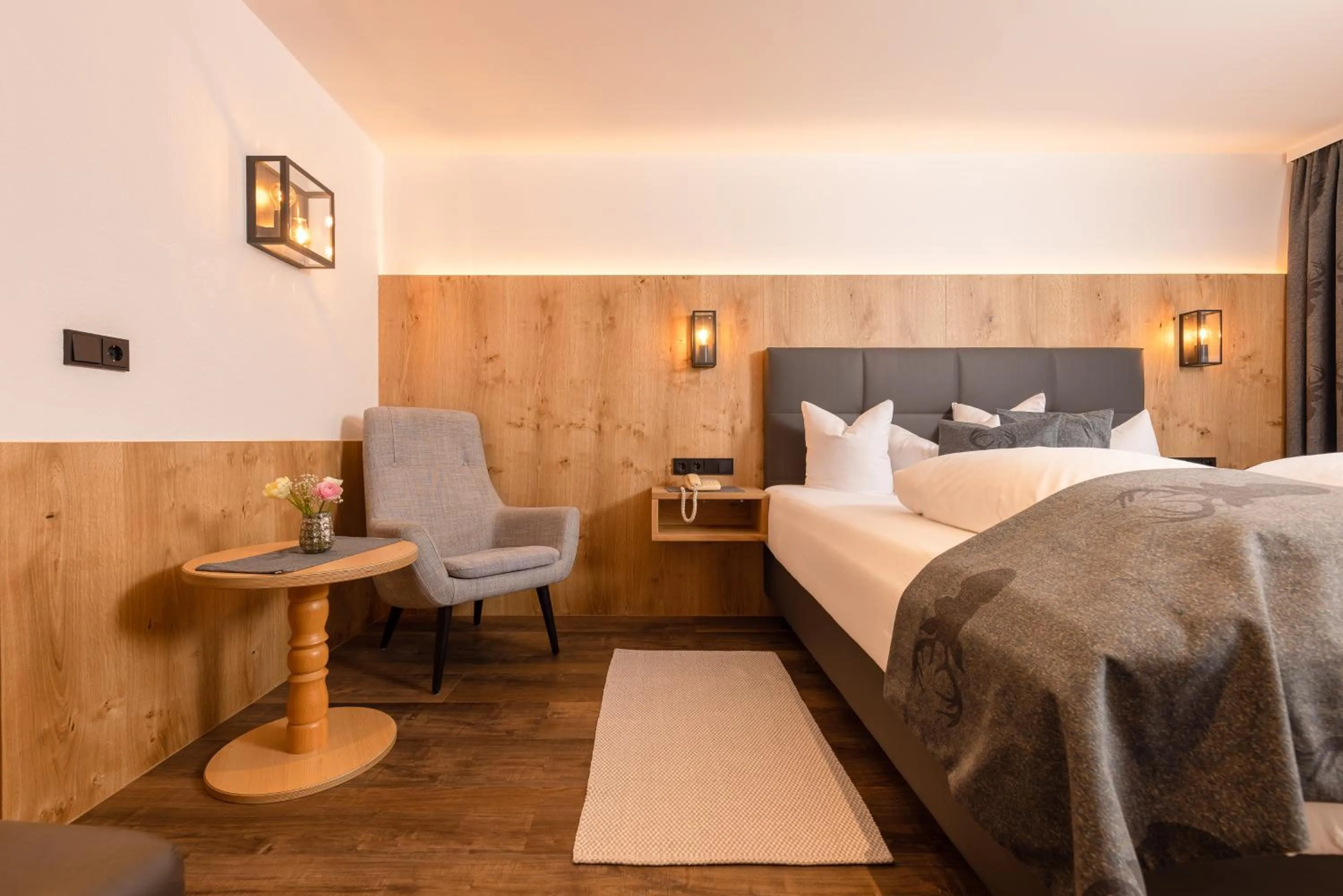 Photo of the whole room, Bed in Hotel Alphof Stubaital