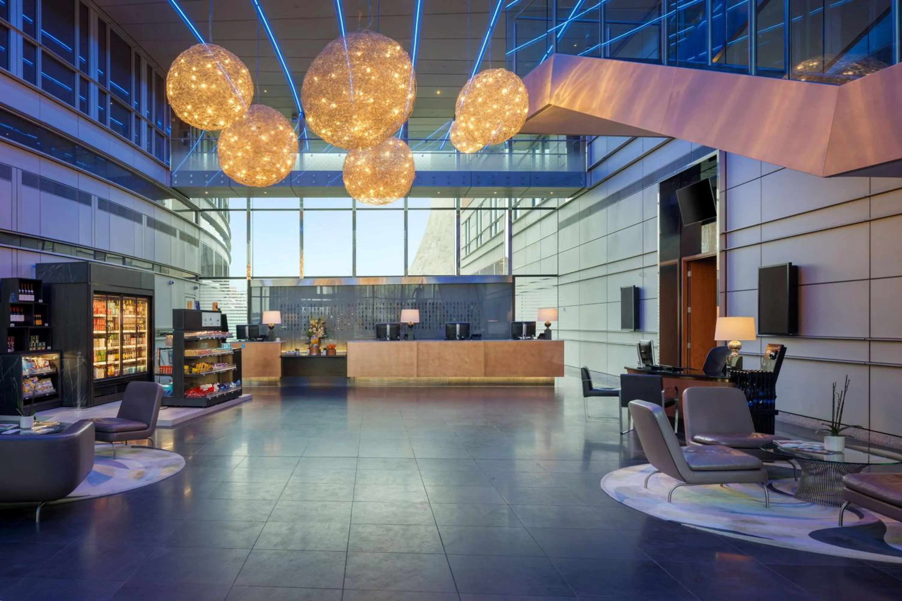 Lobby or reception in Radisson Blu Hotel, London Canary Wharf East