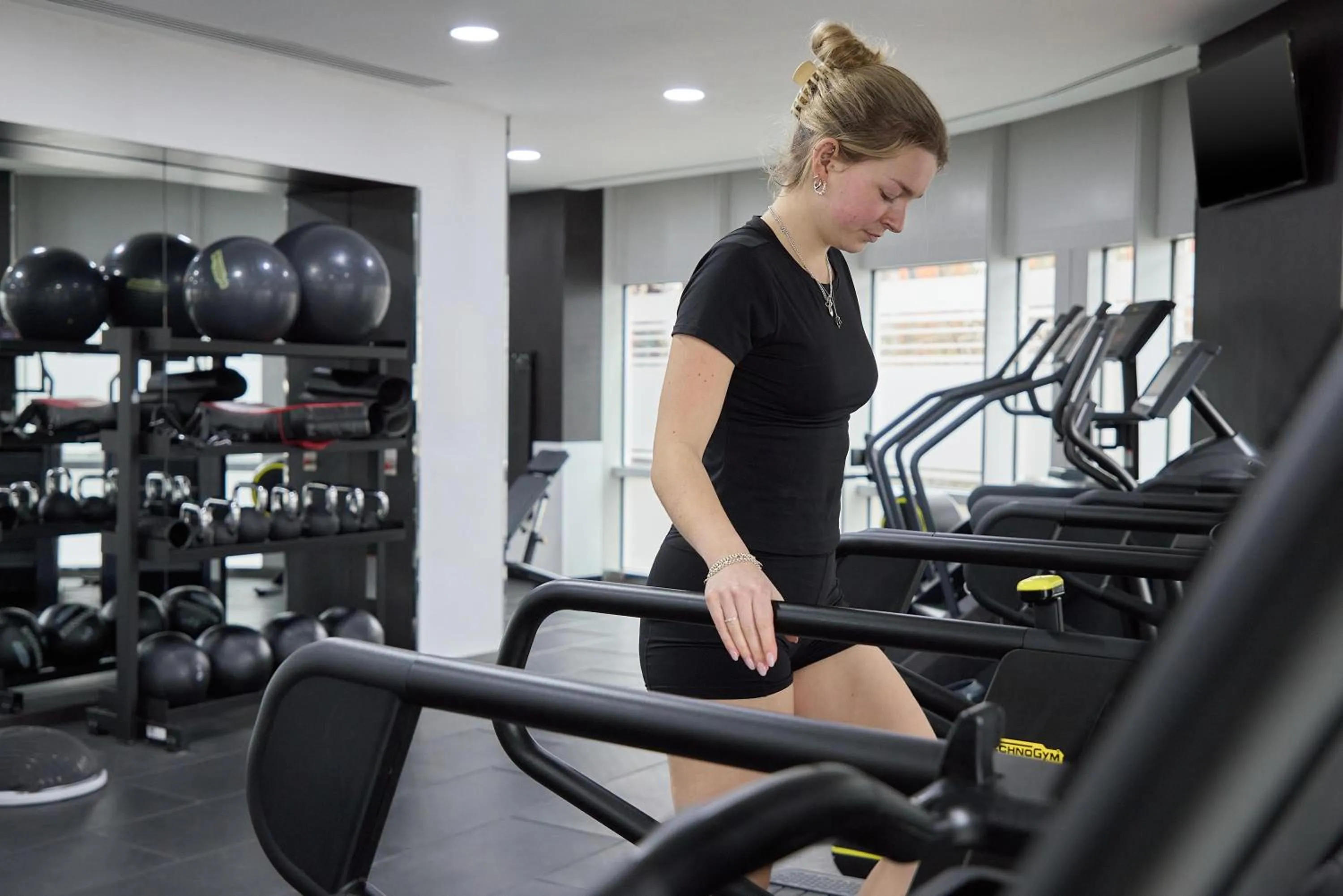 Fitness centre/facilities in Radisson Blu Hotel, London Canary Wharf East